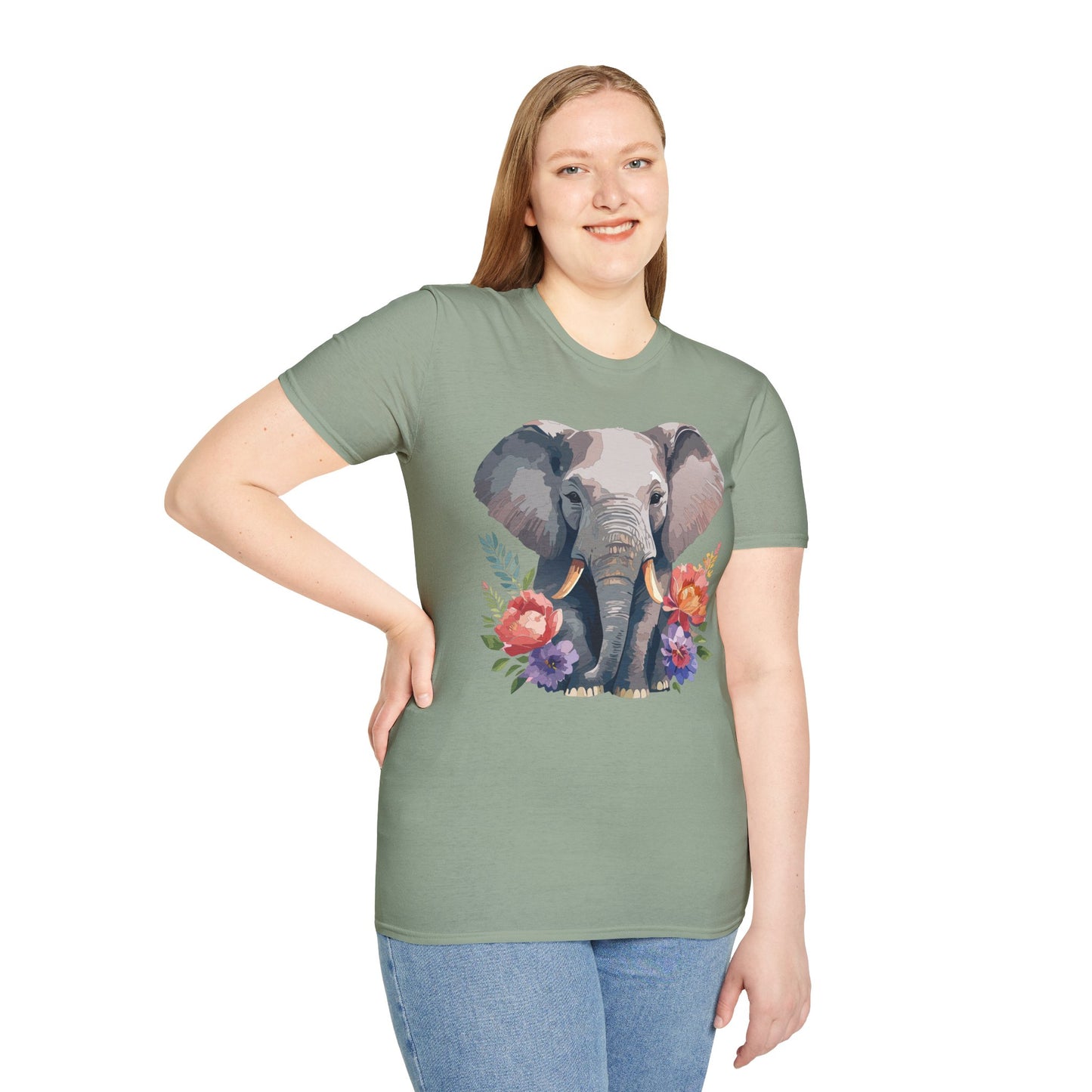 Elephant T-Shirt, Elephant T Shirt, Shirt with Elephant, Shirt with Animal