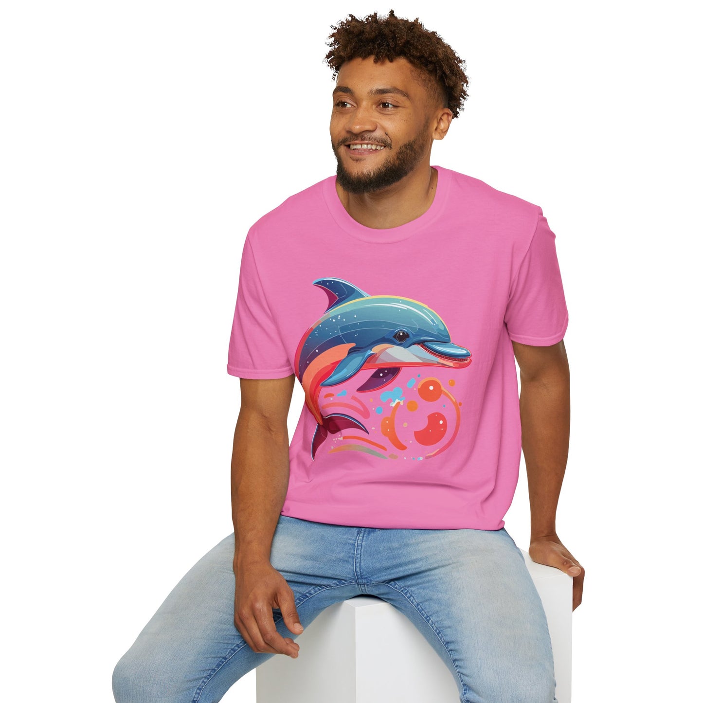 Dolphin Shirts, Shirt with Dolphin, Fish Tee Shirt, Animal Shirt