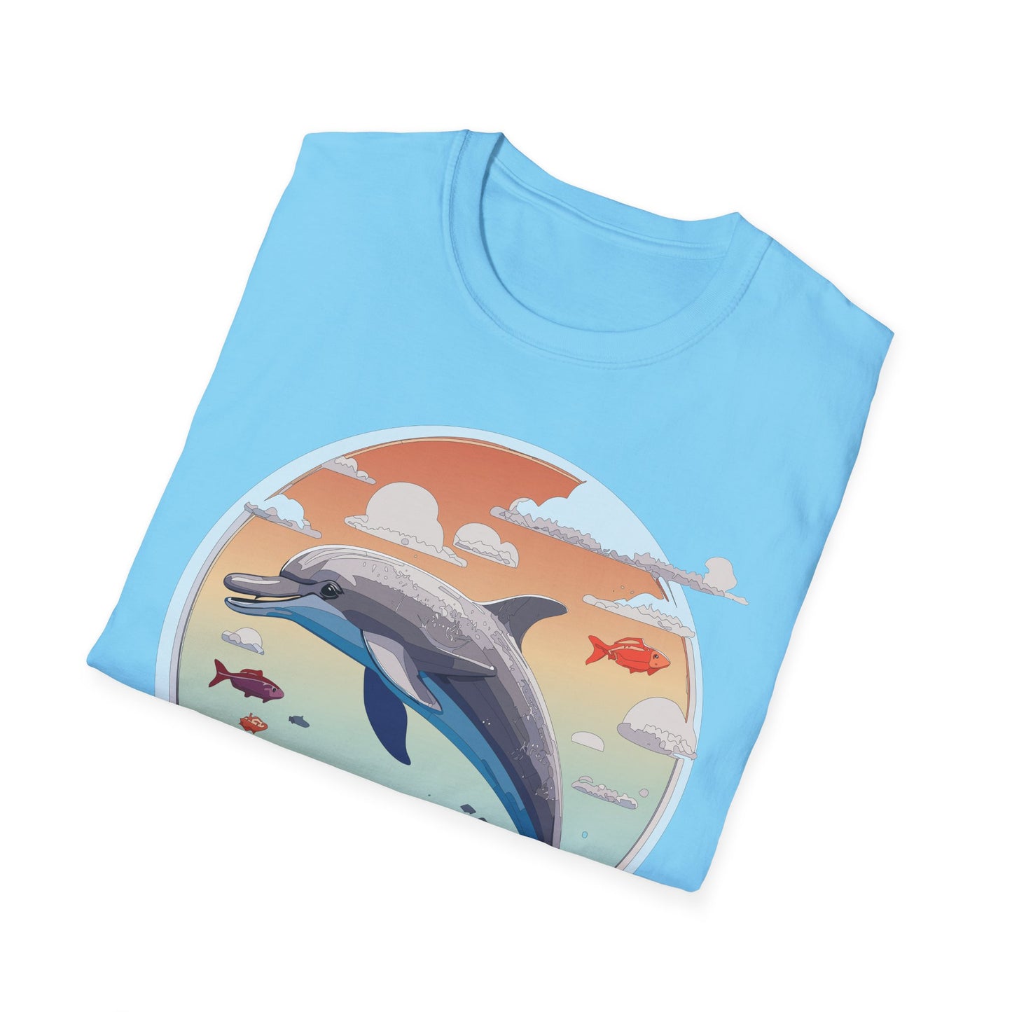 Dolphin Shirts, Shirt with Dolphin, Fish Tee Shirt, Animal Shirt