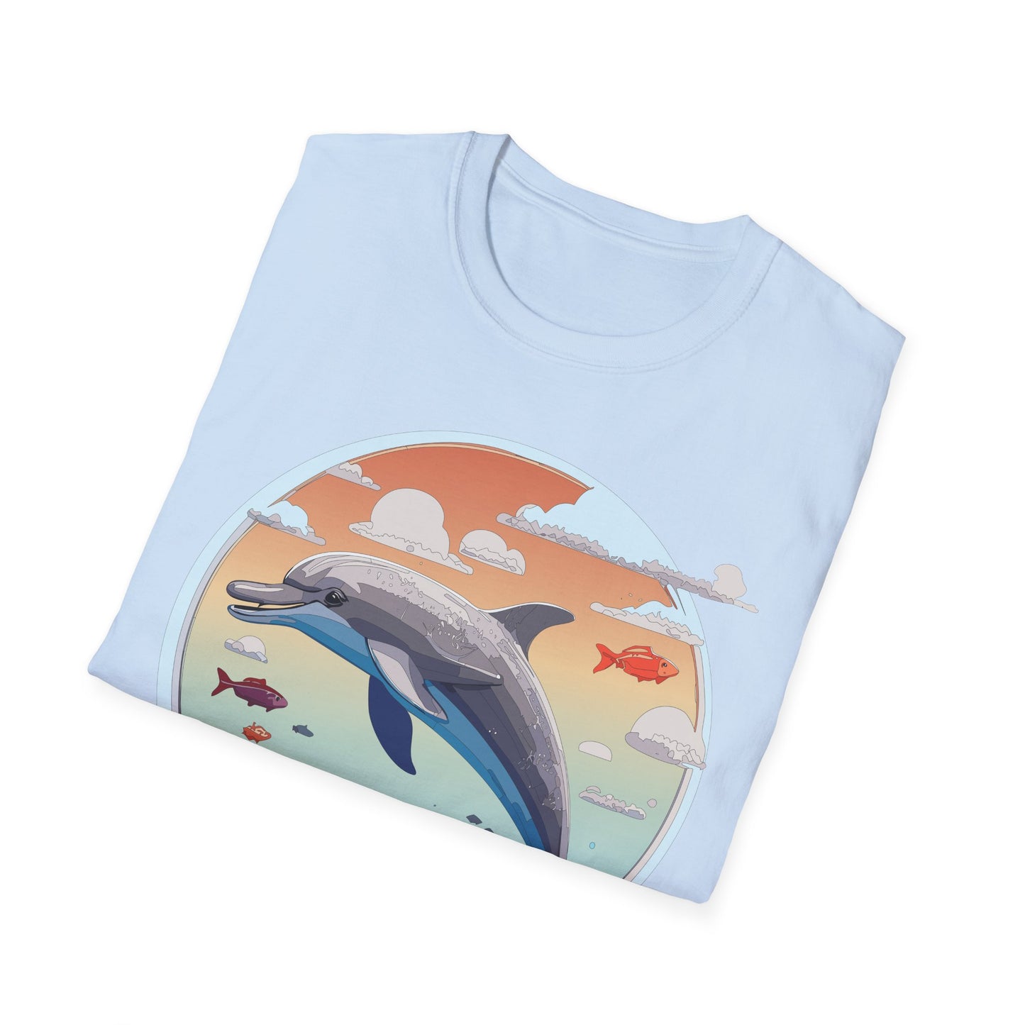 Dolphin Shirts, Shirt with Dolphin, Fish Tee Shirt, Animal Shirt