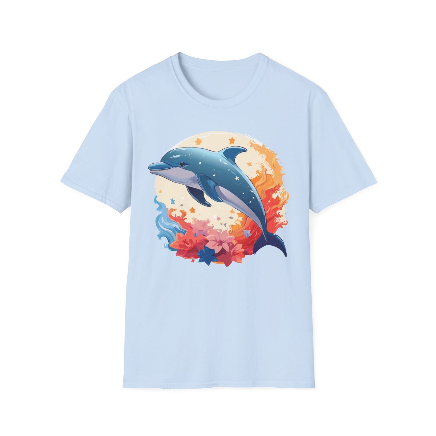 Dolphin Shirts, Shirt with Dolphin, Fish Tee Shirt, Animal Shirt