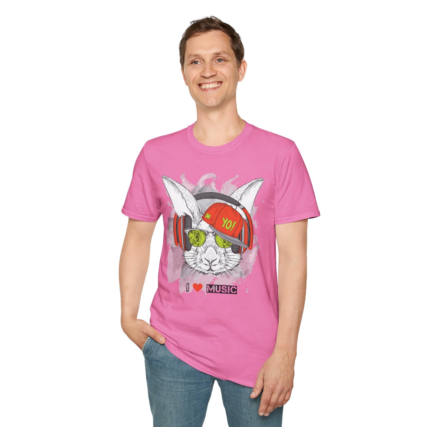 I love Music Animals Shirts, Shirt with Animals, Animals with Headphones Shirt