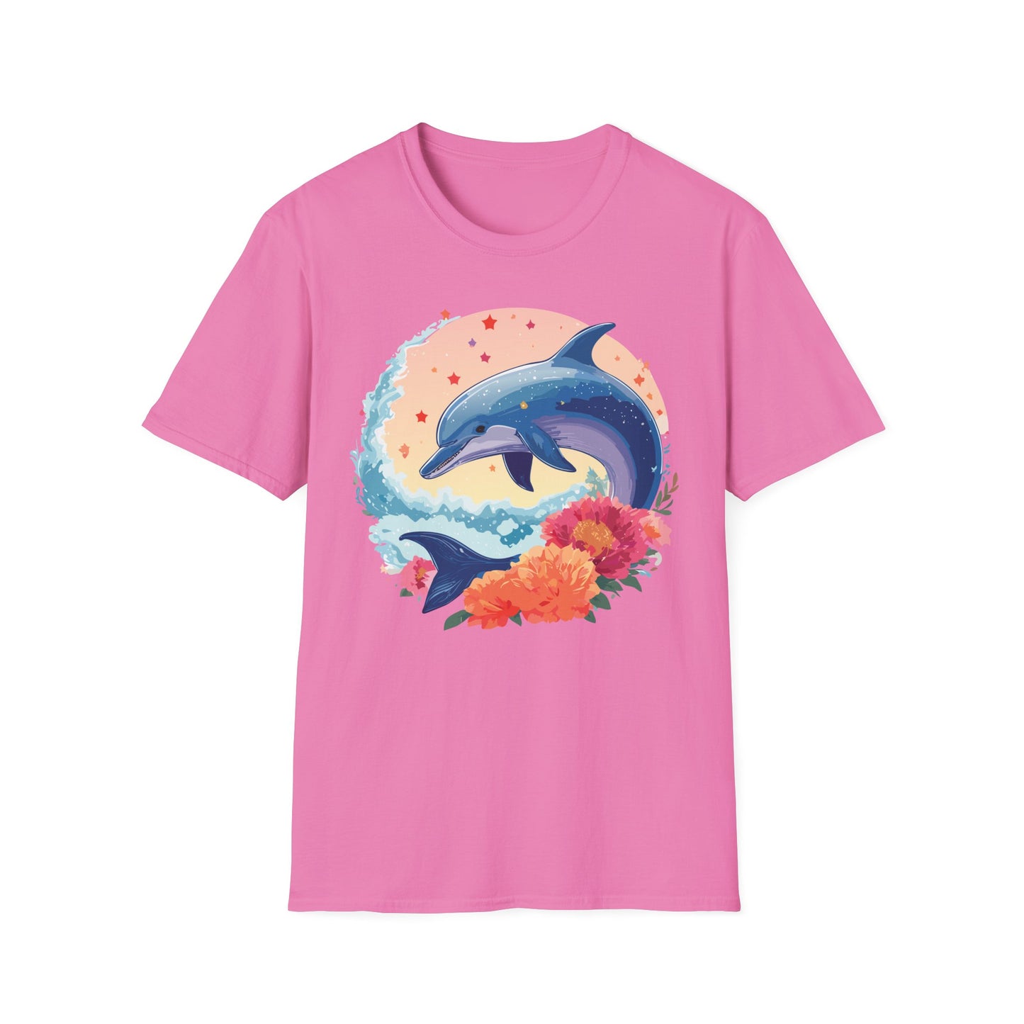 Dolphin Shirts, Shirt with Dolphin, Fish Tee Shirt, Animal Shirt