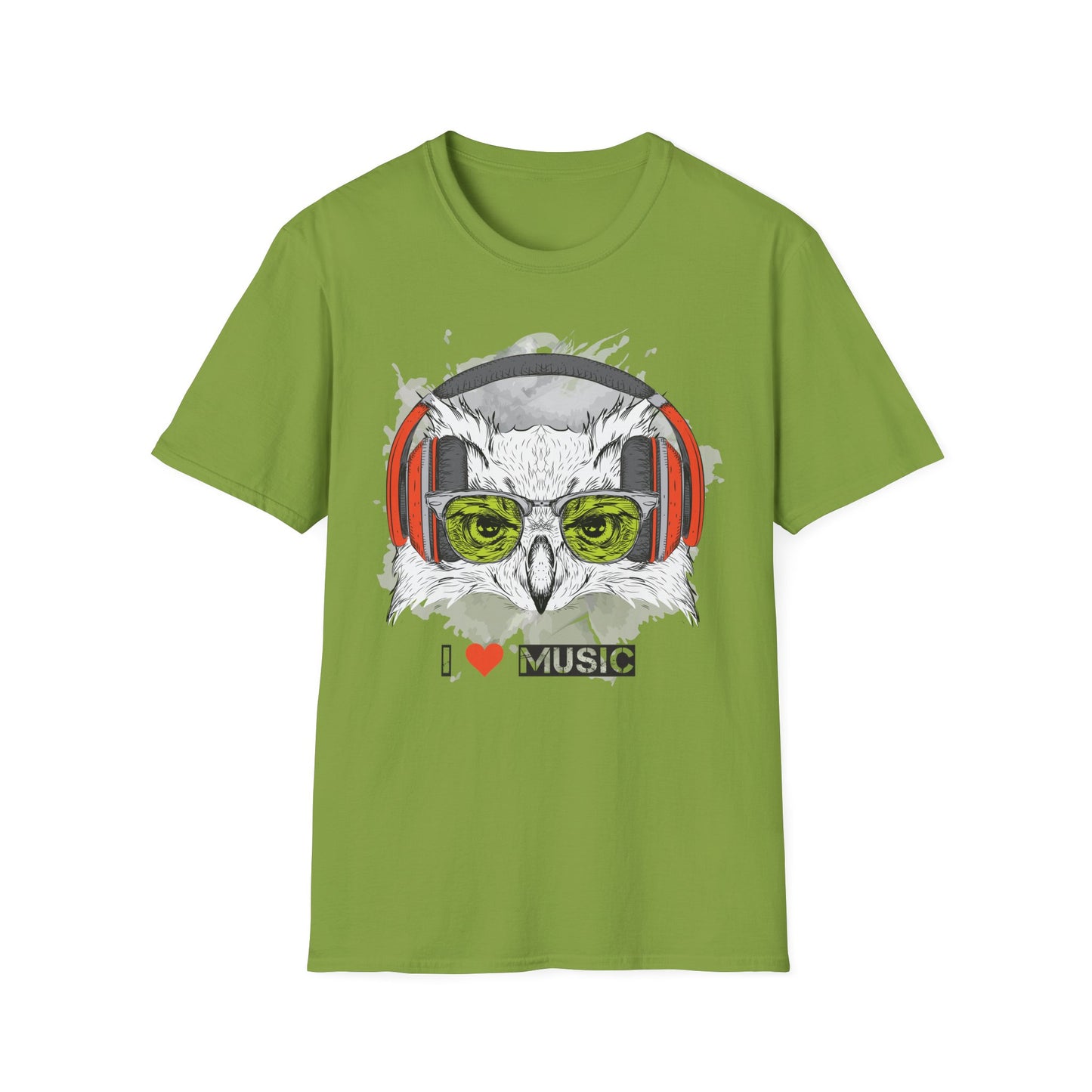 I love Music Animals Shirts, Shirt with Animals, Animals with Headphones Shirt