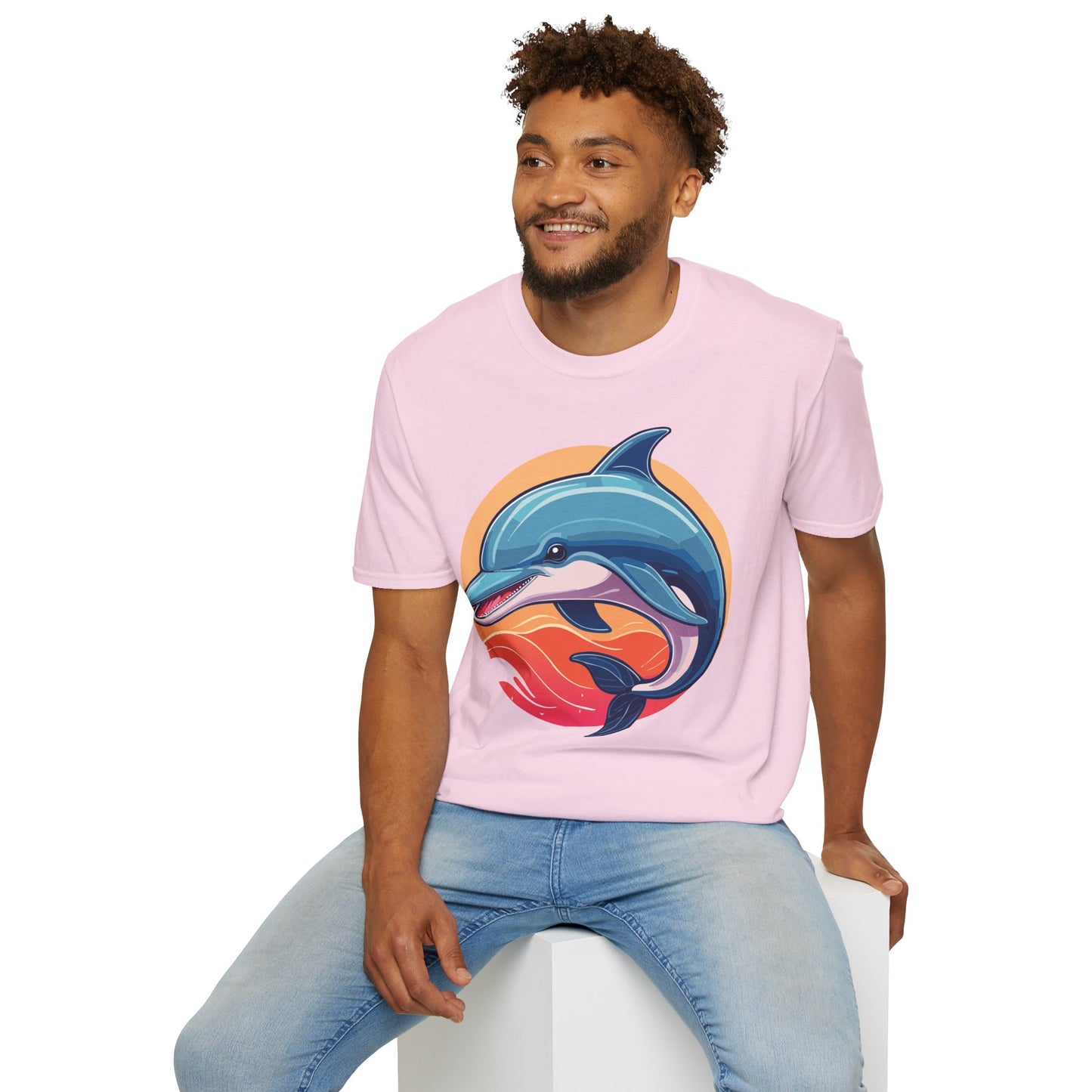 Dolphin Shirts, Shirt with Dolphin, Fish Tee Shirt, Animal Shirt