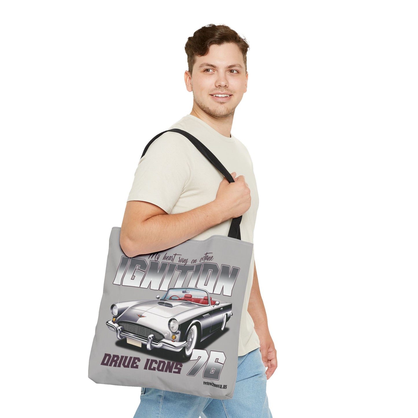 Canvas Tote Bag – Classic Vintage Car - retro2nova