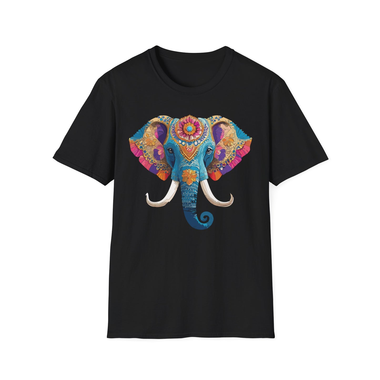 Elephant Shirt, T Shirt with Elephant, Elephant on T Shirt, T Shirt with Animation, Animals Tee Shirt