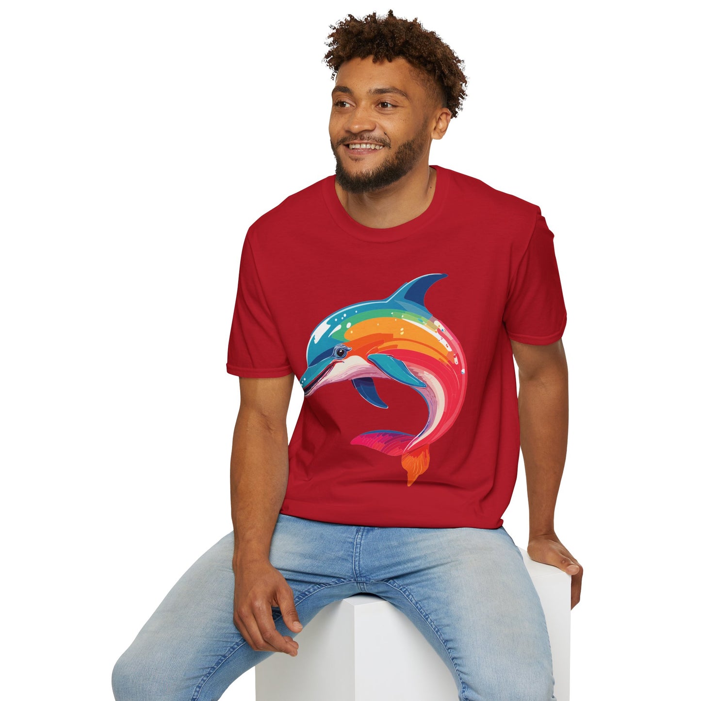 Dolphin Shirts, Shirt with Dolphin, Fish Tee Shirt, Animal Shirt