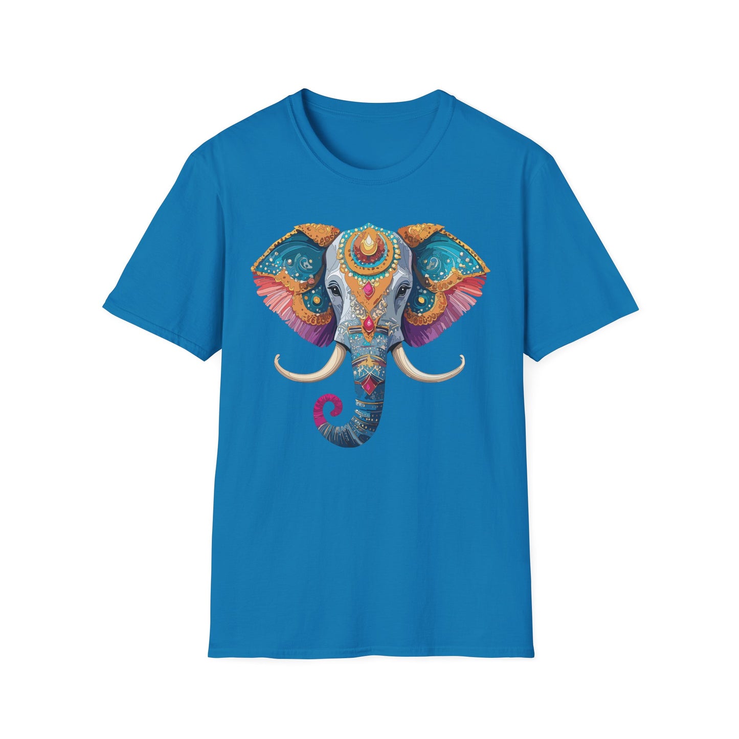 Elephant Shirt, T Shirt with Elephant, Elephant on T Shirt, T Shirt with Animation, Animals Tee Shirt