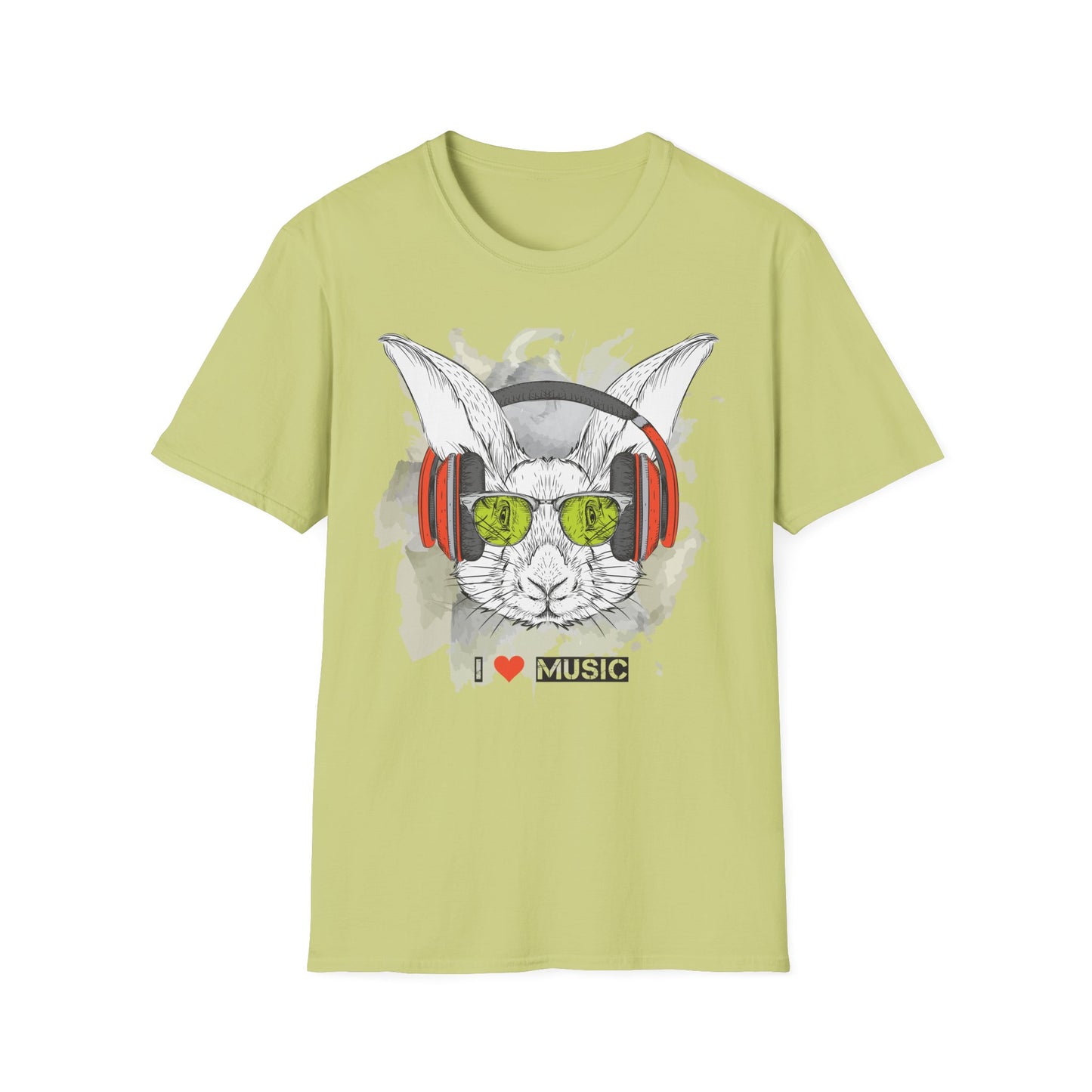 I love Music Animals Shirts, Shirt with Animals, Animals with Headphones Shirt