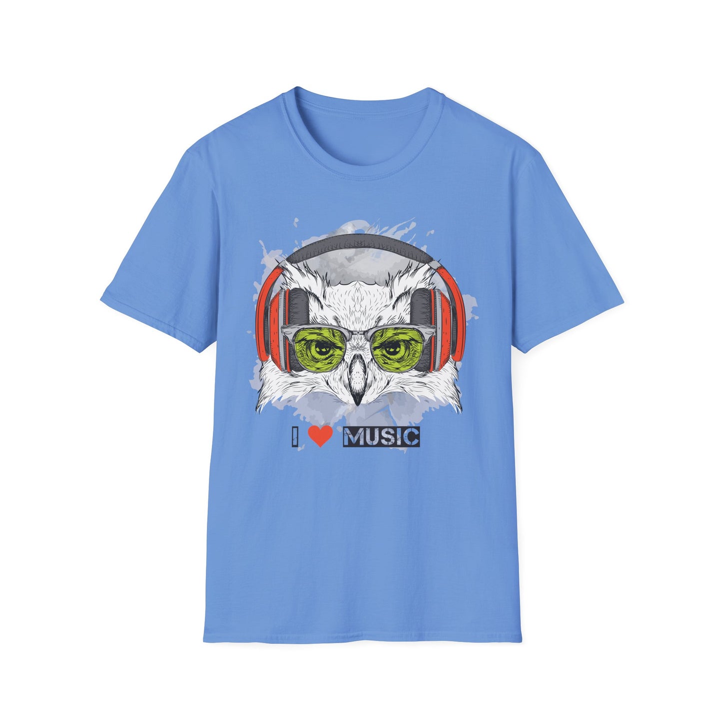 I love Music Animals Shirts, Shirt with Animals, Animals with Headphones Shirt