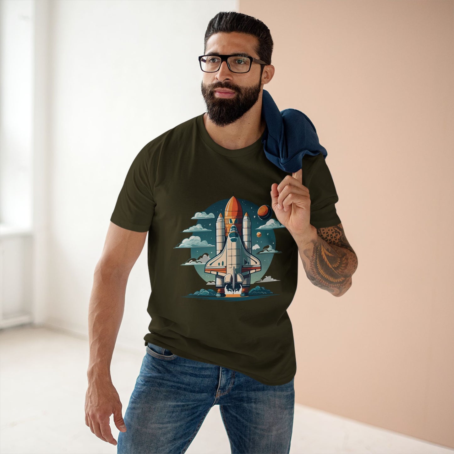 Cosmos Shirt, Shuttle Shirt - retro2nova
