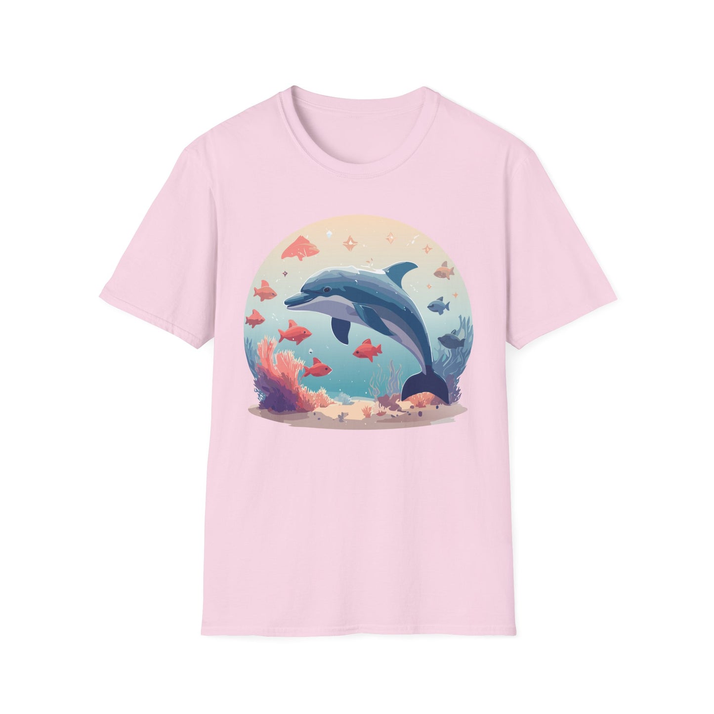 Dolphin Shirts, Shirt with Dolphin, Fish Tee Shirt, Animal Shirt