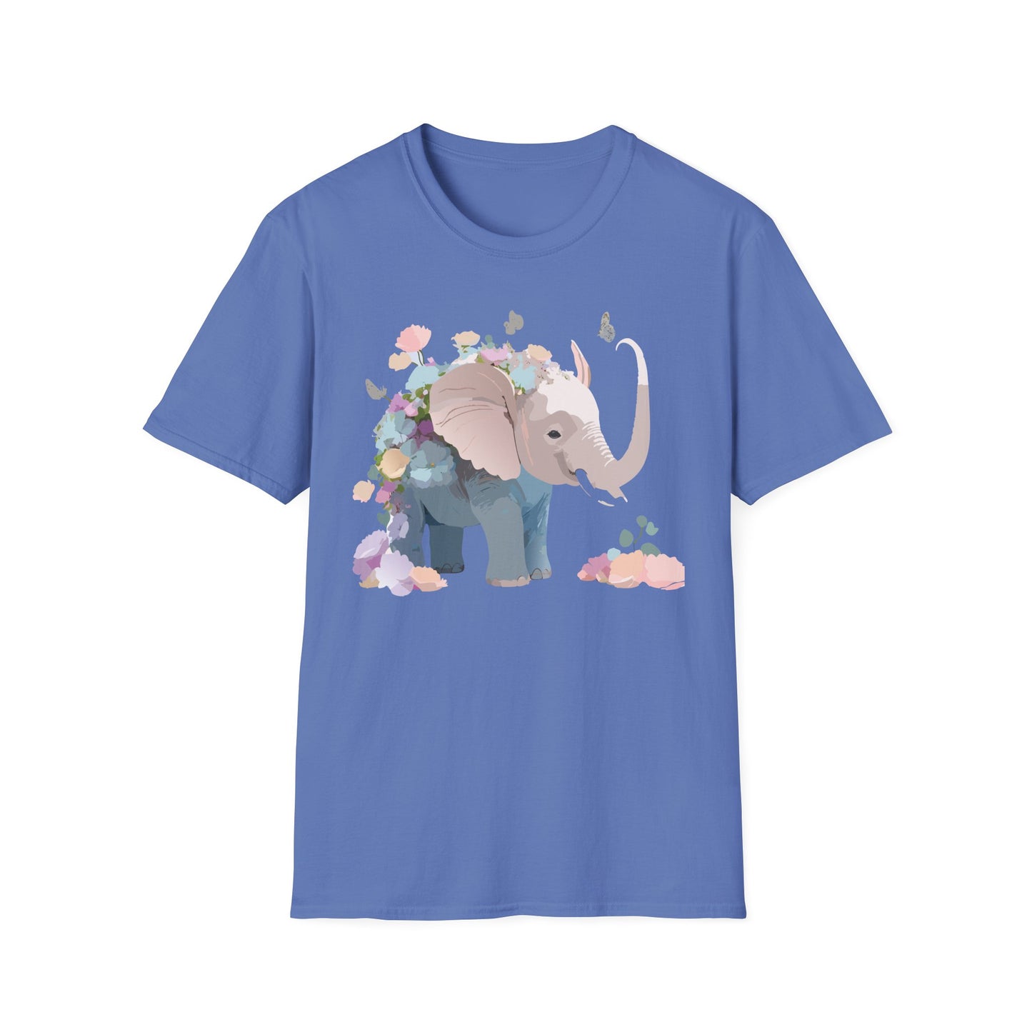 Elephant Shirt, T Shirt with Elephant, Elephant on T Shirt, T Shirt with Animation, Animals Tee Shirt