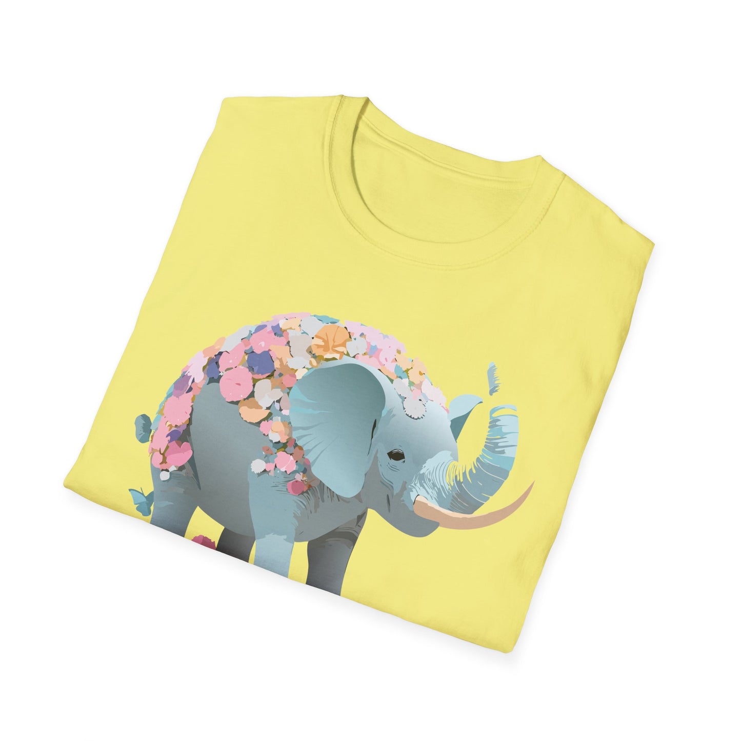 Elephant Shirt, T Shirt with Elephant, Elephant on T Shirt, T Shirt with Animation, Animals Tee Shirt