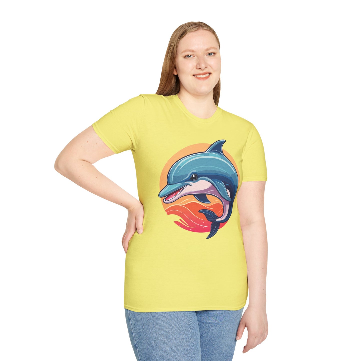 Dolphin Shirts, Shirt with Dolphin, Fish Tee Shirt, Animal Shirt
