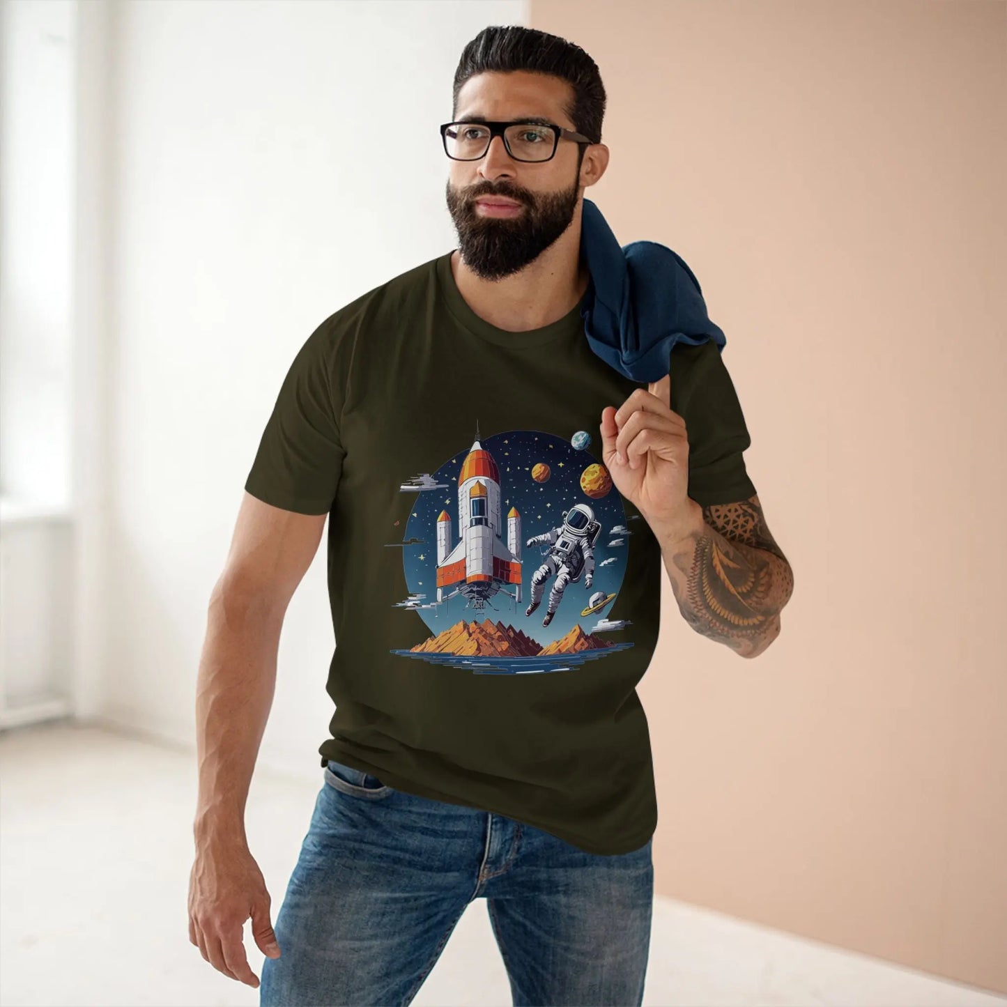 Cosmos Shirt, Astronaut Shirt Retro2Nova