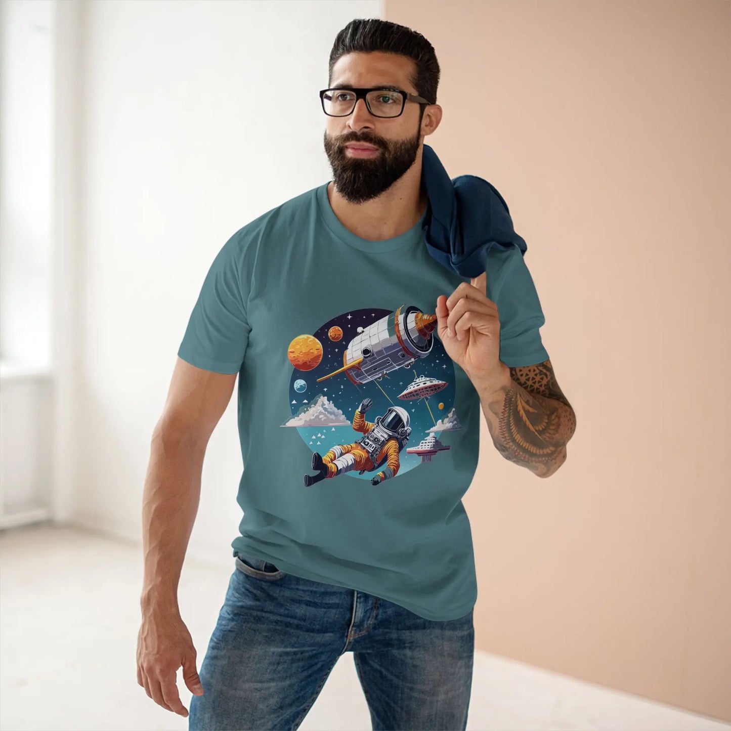 Cosmos Shirt, Astronaut Shirt Retro2Nova