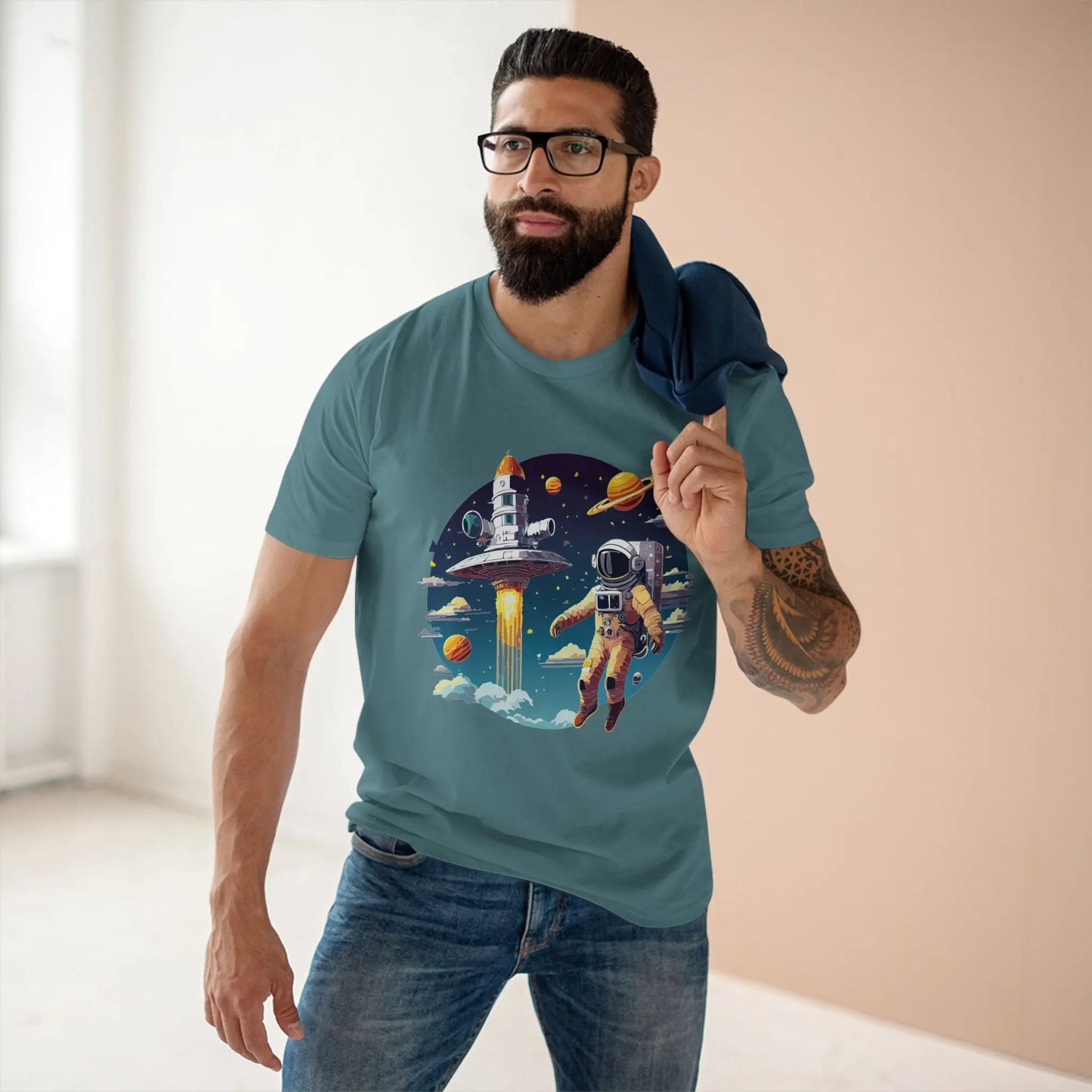 Cosmos Shirt, Astronaut Shirt Retro2Nova