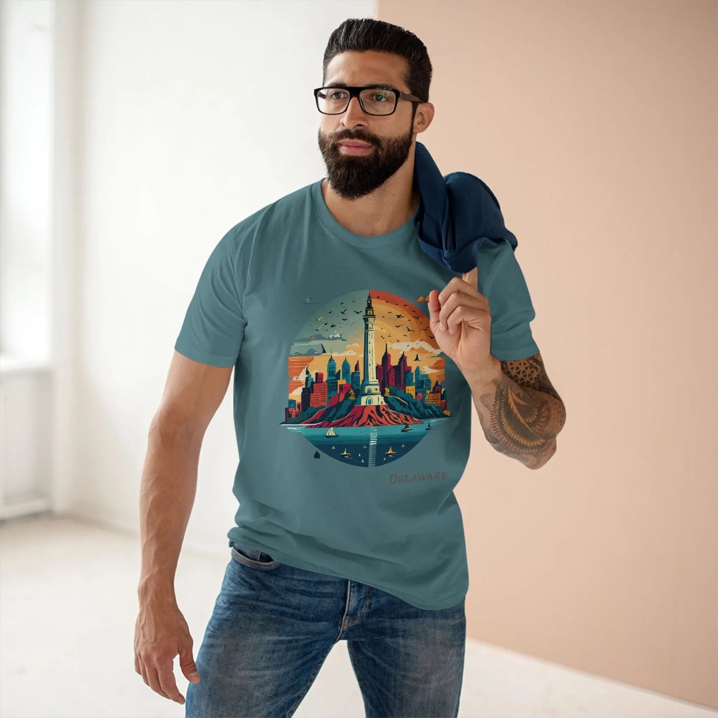 US State Shirts, Delaware Shirt - retro2nova