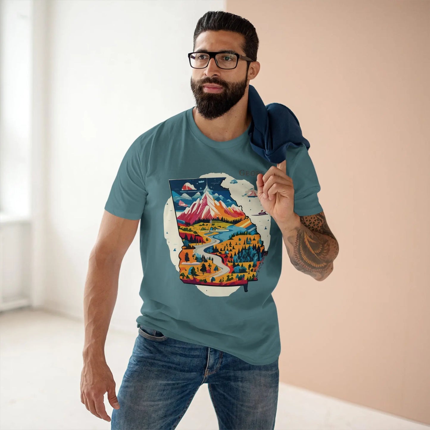 US State Shirts, Georgia Shirt - retro2nova