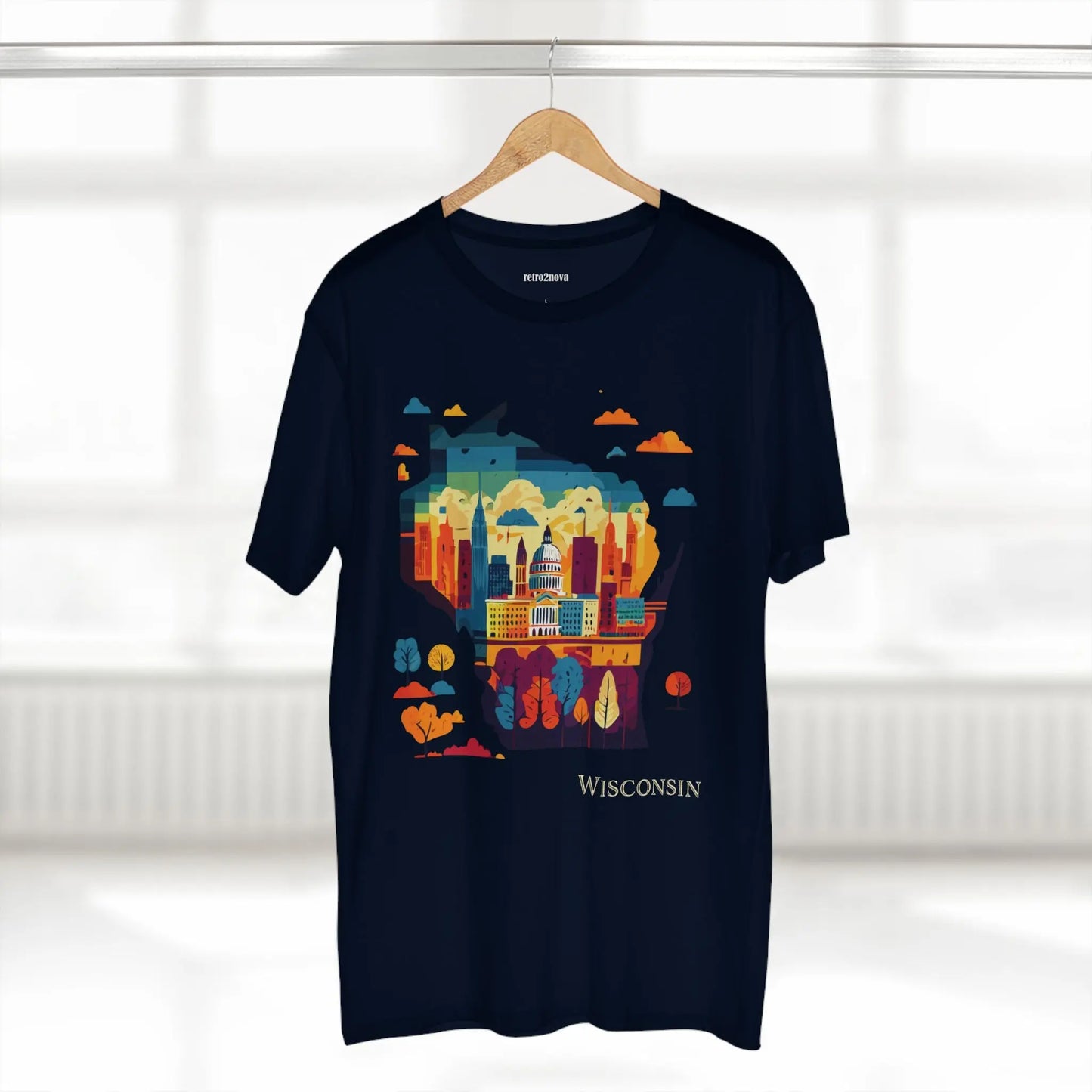 US State Shirts, Wisconsin Shirt - retro2nova