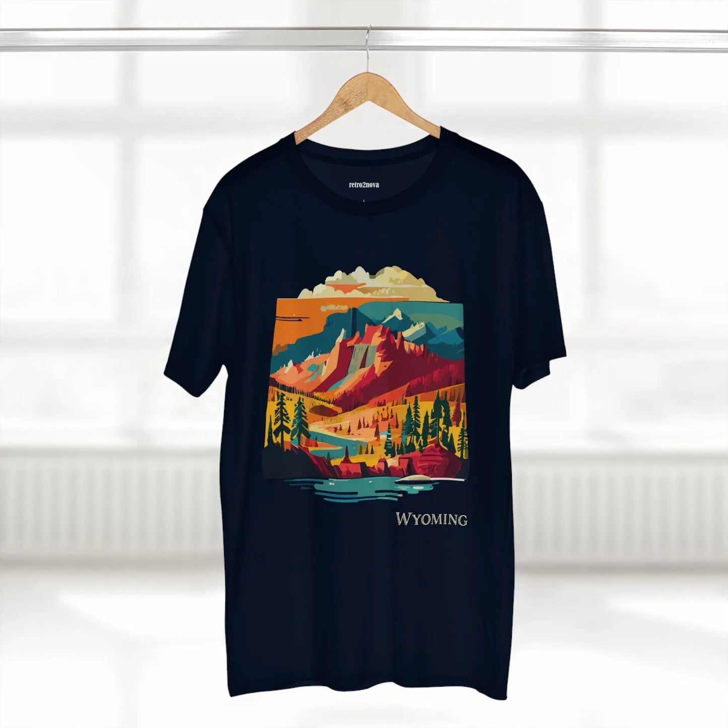 US State Shirts, Wyoming Shirt - retro2nova