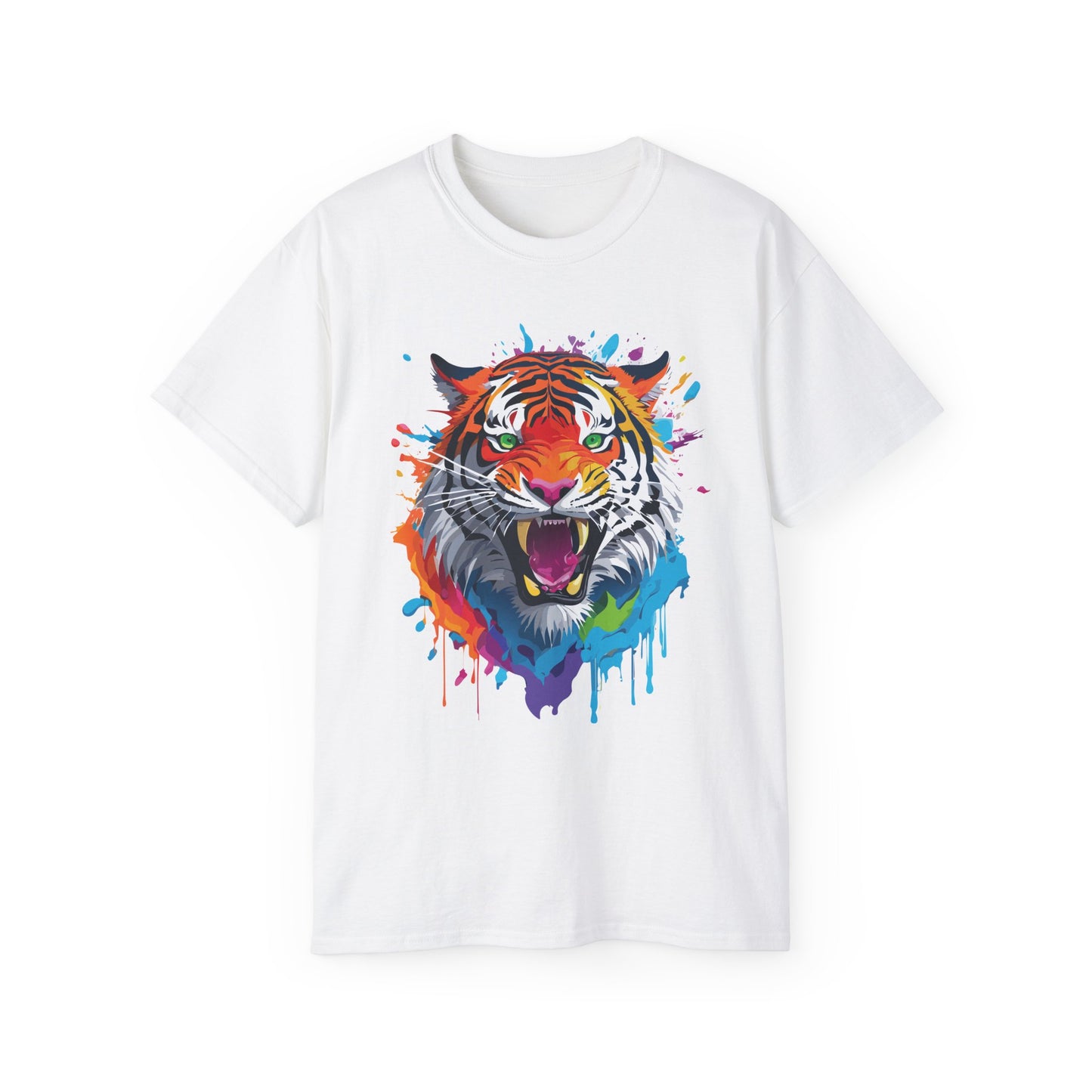 Animal Shirt, Tee Shirt with Tiger, Tiger Shirt