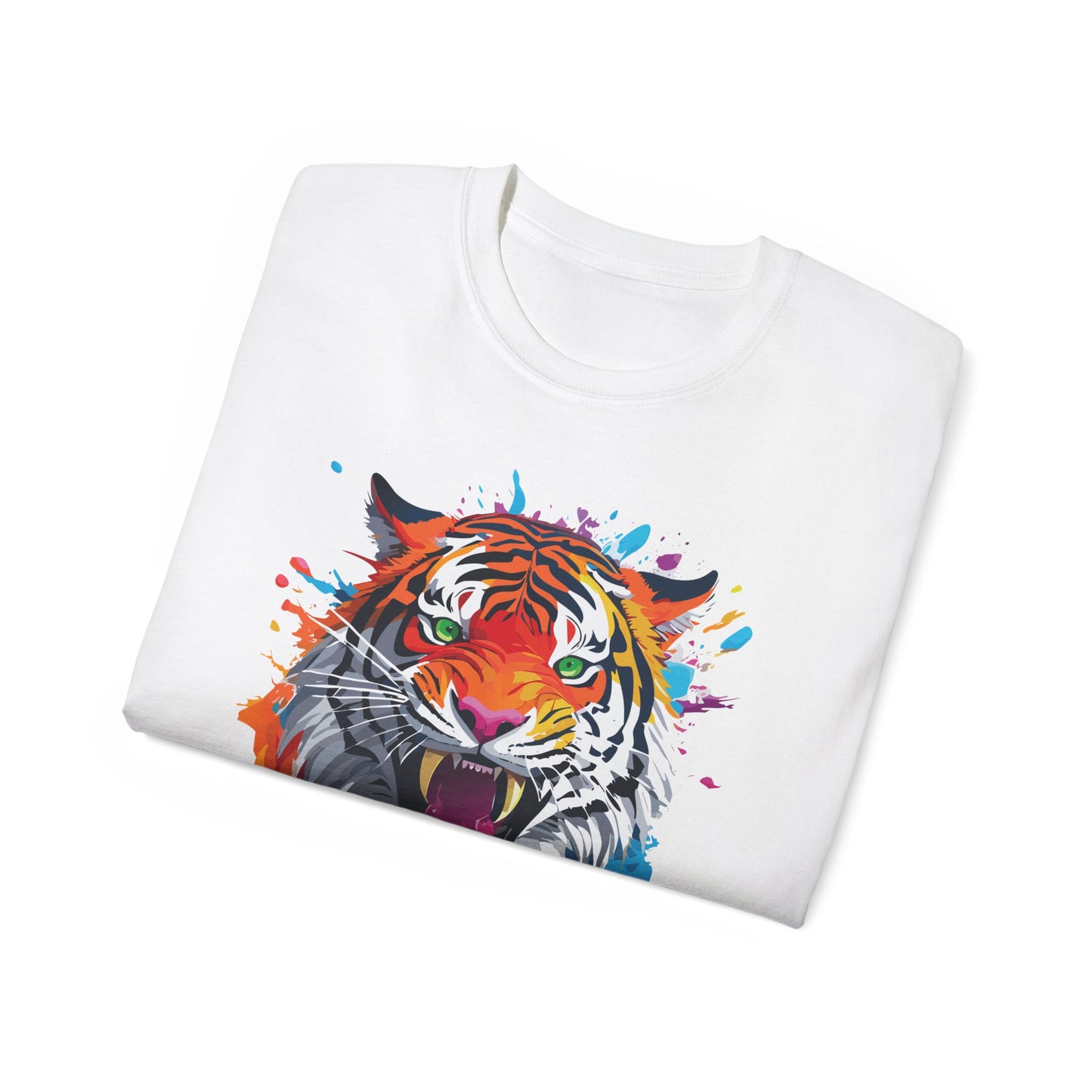 Animal Shirt, Tee Shirt with Tiger, Tiger Shirt