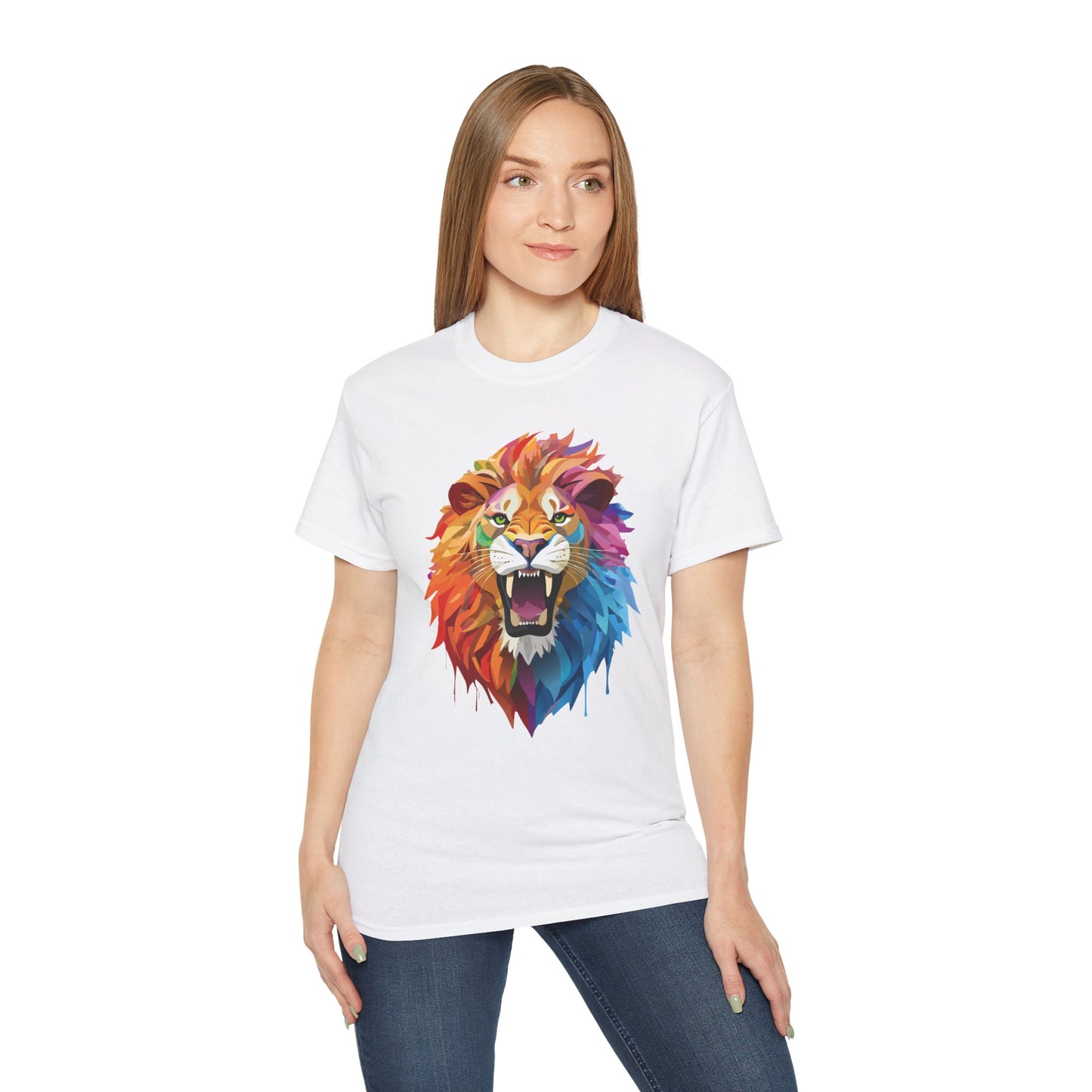 Animal Shirt, Tee Shirt with Lion, Lion Shirt