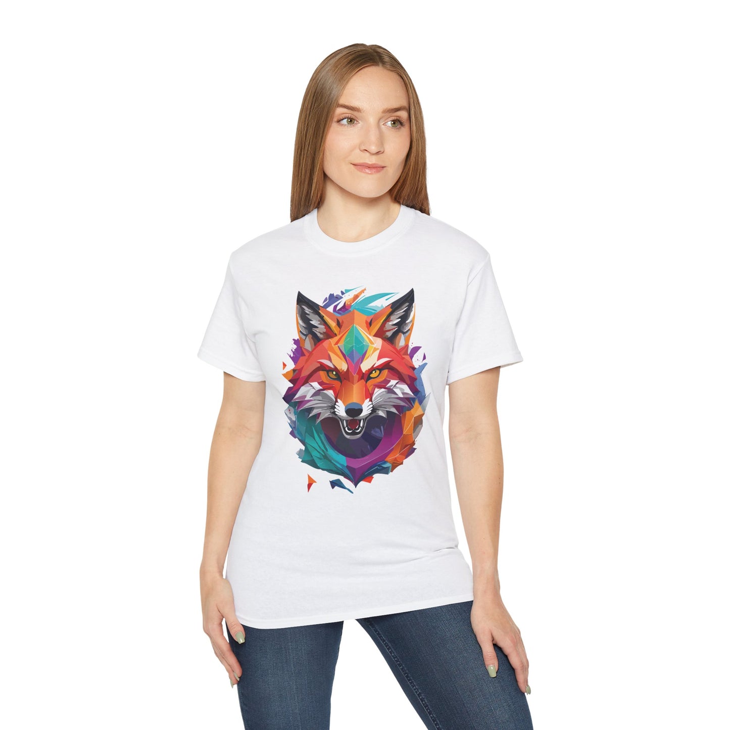 Animal Shirt, Tee Shirt with Fox, Fox Shirt