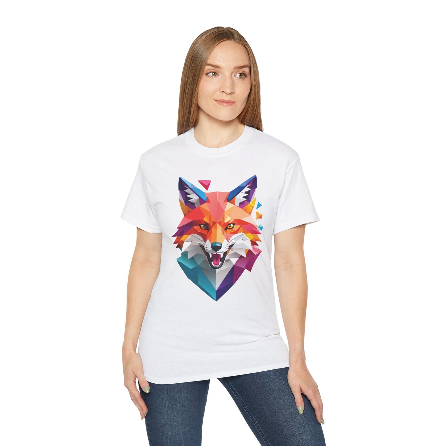 Animal Shirt, Tee Shirt with Fox, Fox Shirt