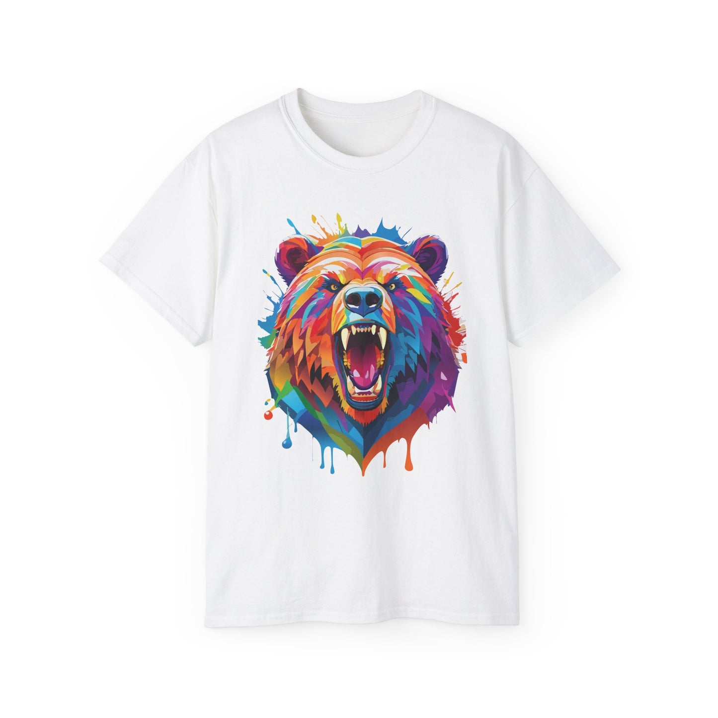 Animal Shirt, Tee Shirt with Bear, Bear Shirt