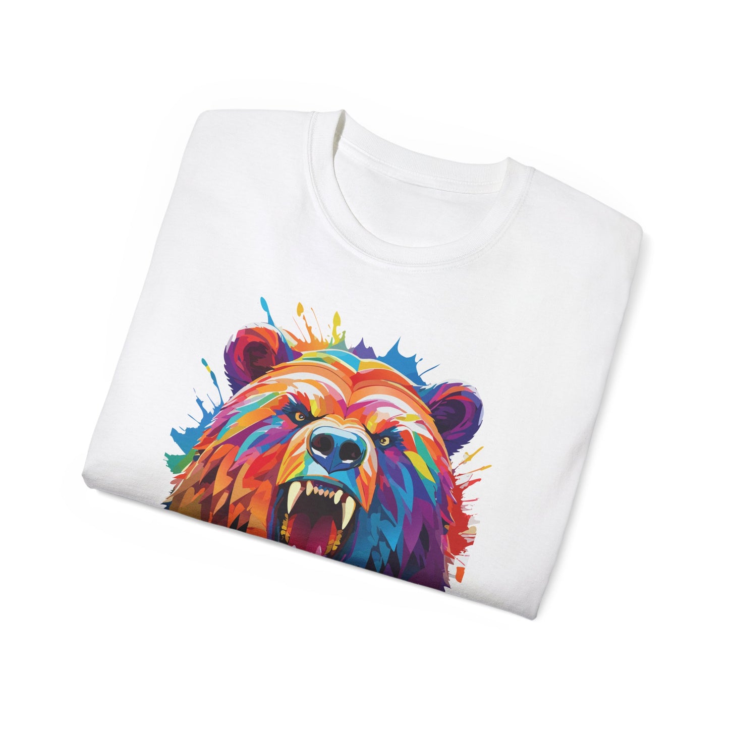 Animal Shirt, Tee Shirt with Bear, Bear Shirt