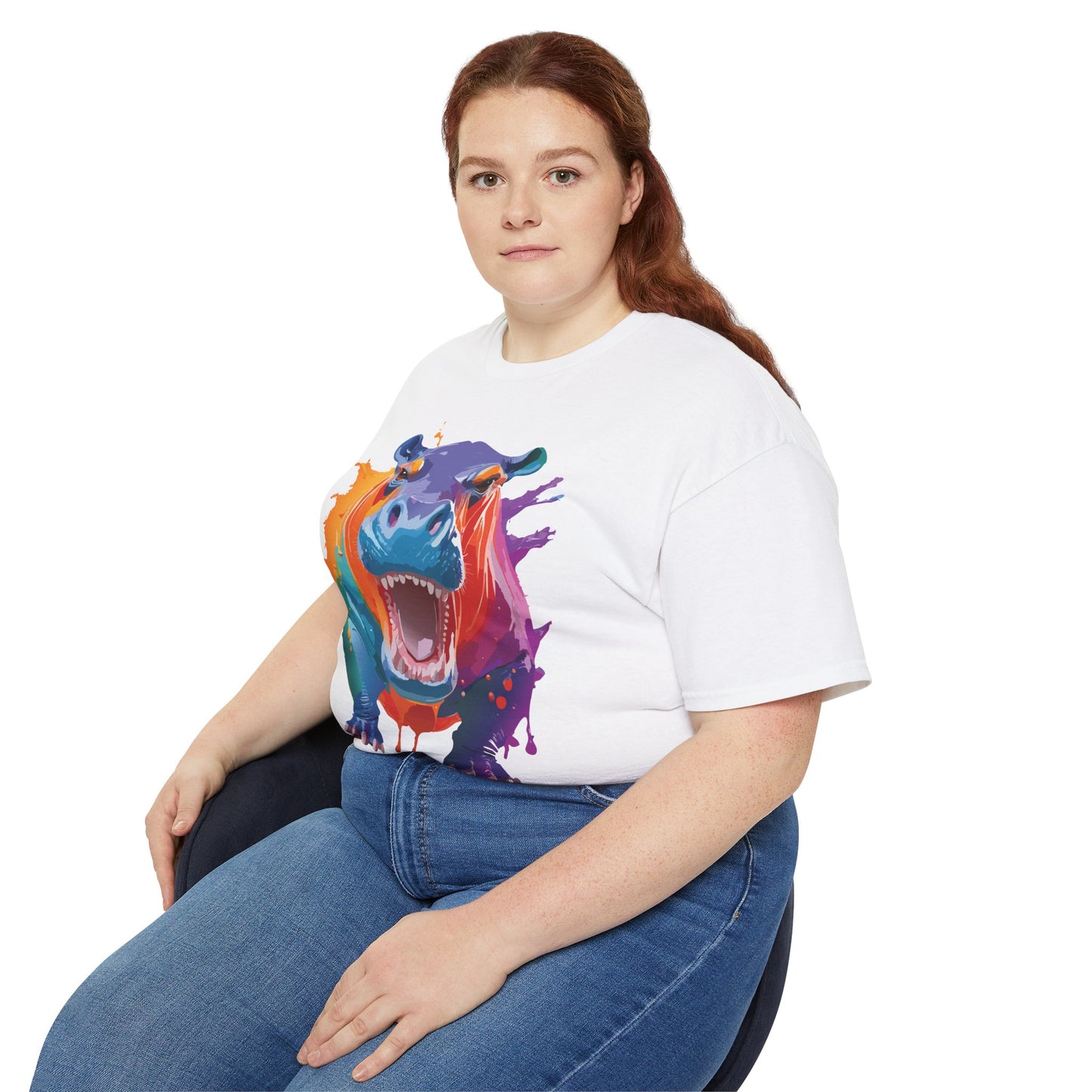 Animals Shirt, Tee Shirt with Hippo