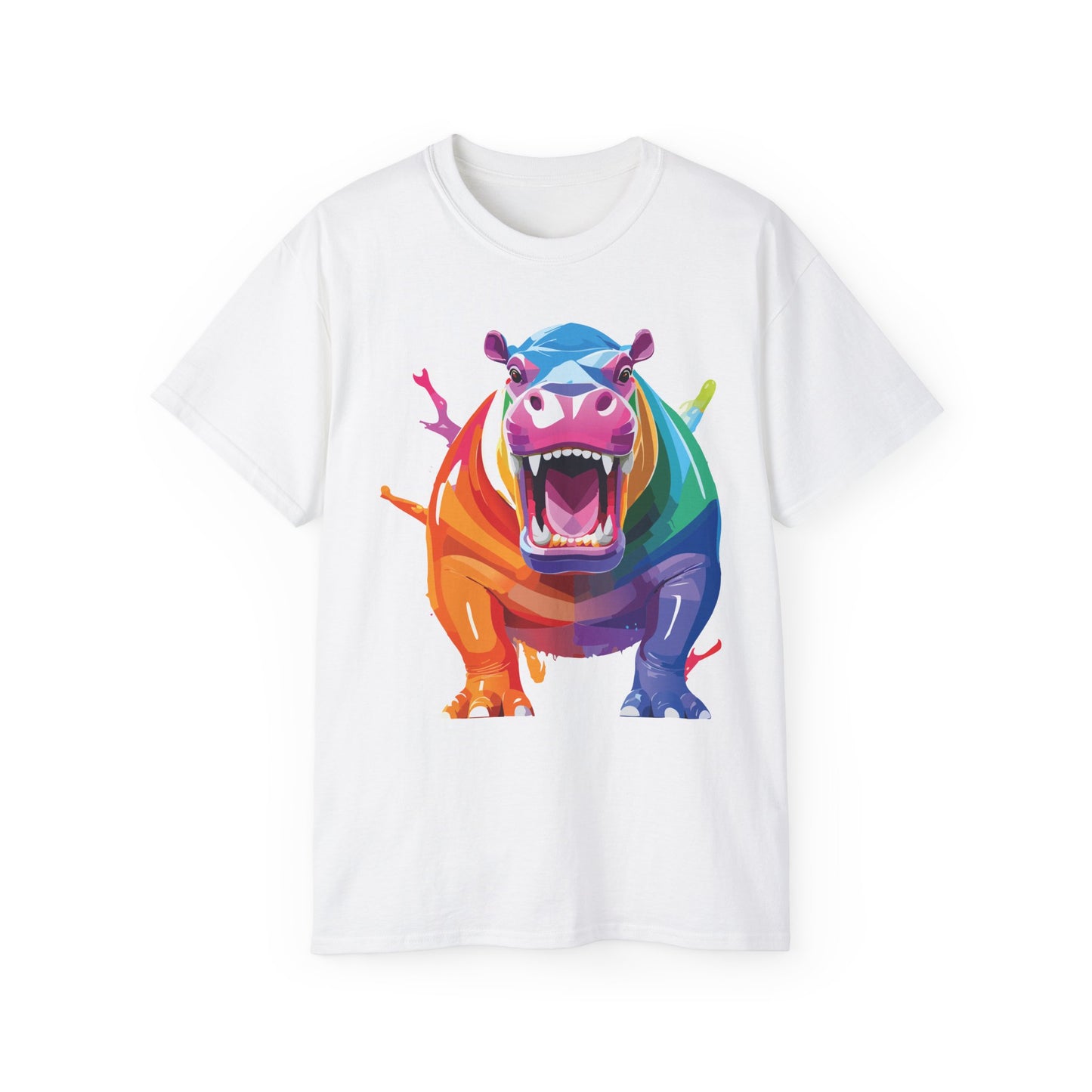 Animals Shirt, Tee Shirt with Hippo