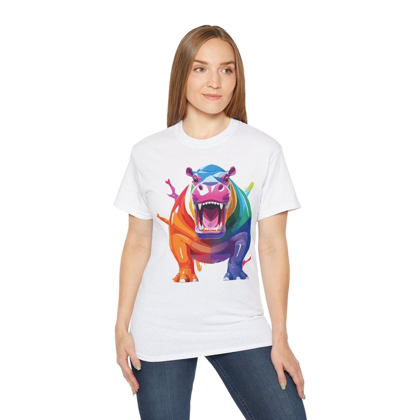 Animals Shirt, Tee Shirt with Hippo