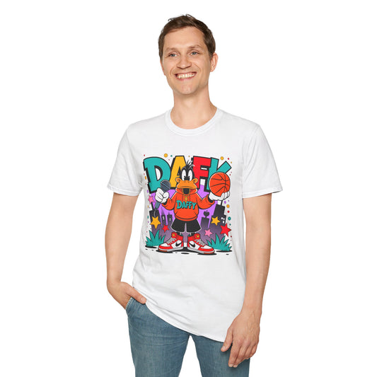 Funny Animals Cartoon T Shirt Unisex Graphic Tee Animation Shirt Softstyle Cotton