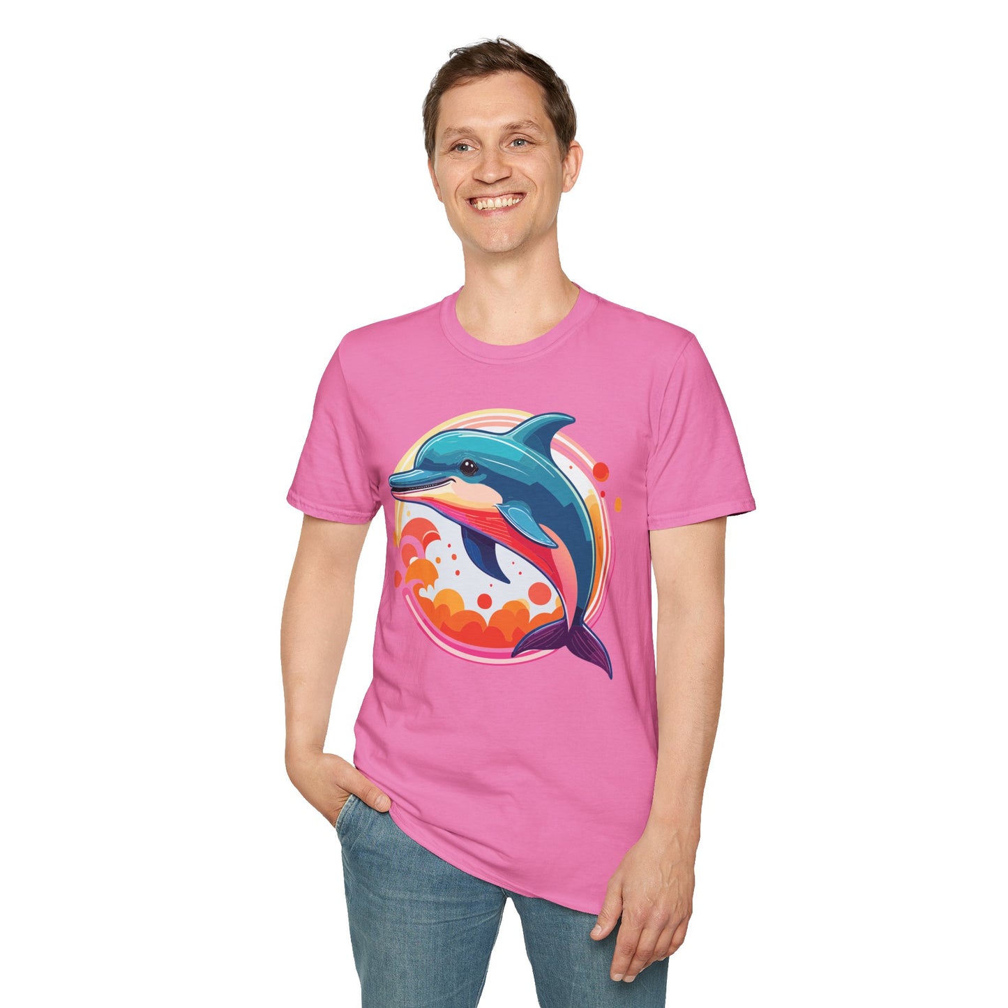 Dolphin Shirts, Shirt with Dolphin, Fish Tee Shirt, Animal Shirt