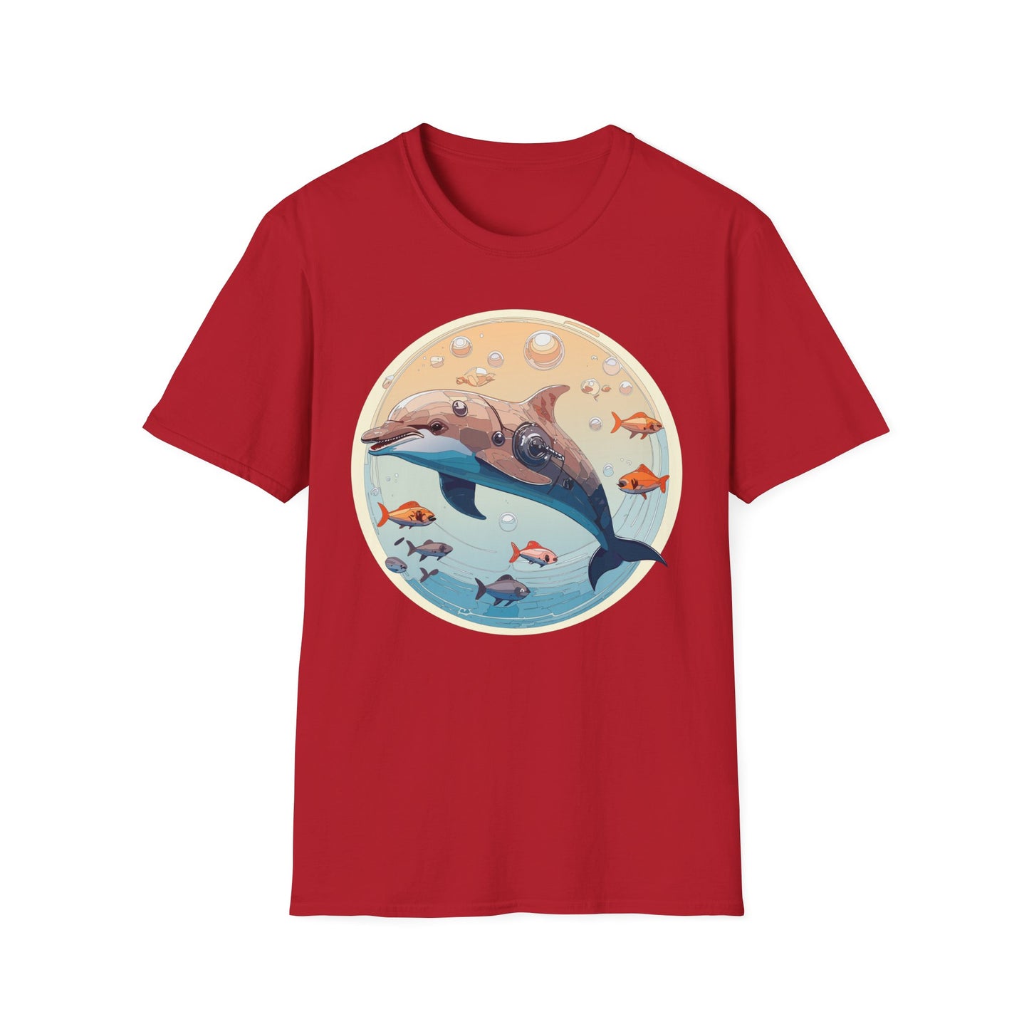 Dolphin Shirts, Shirt with Dolphin, Fish Tee Shirt, Animal Shirt