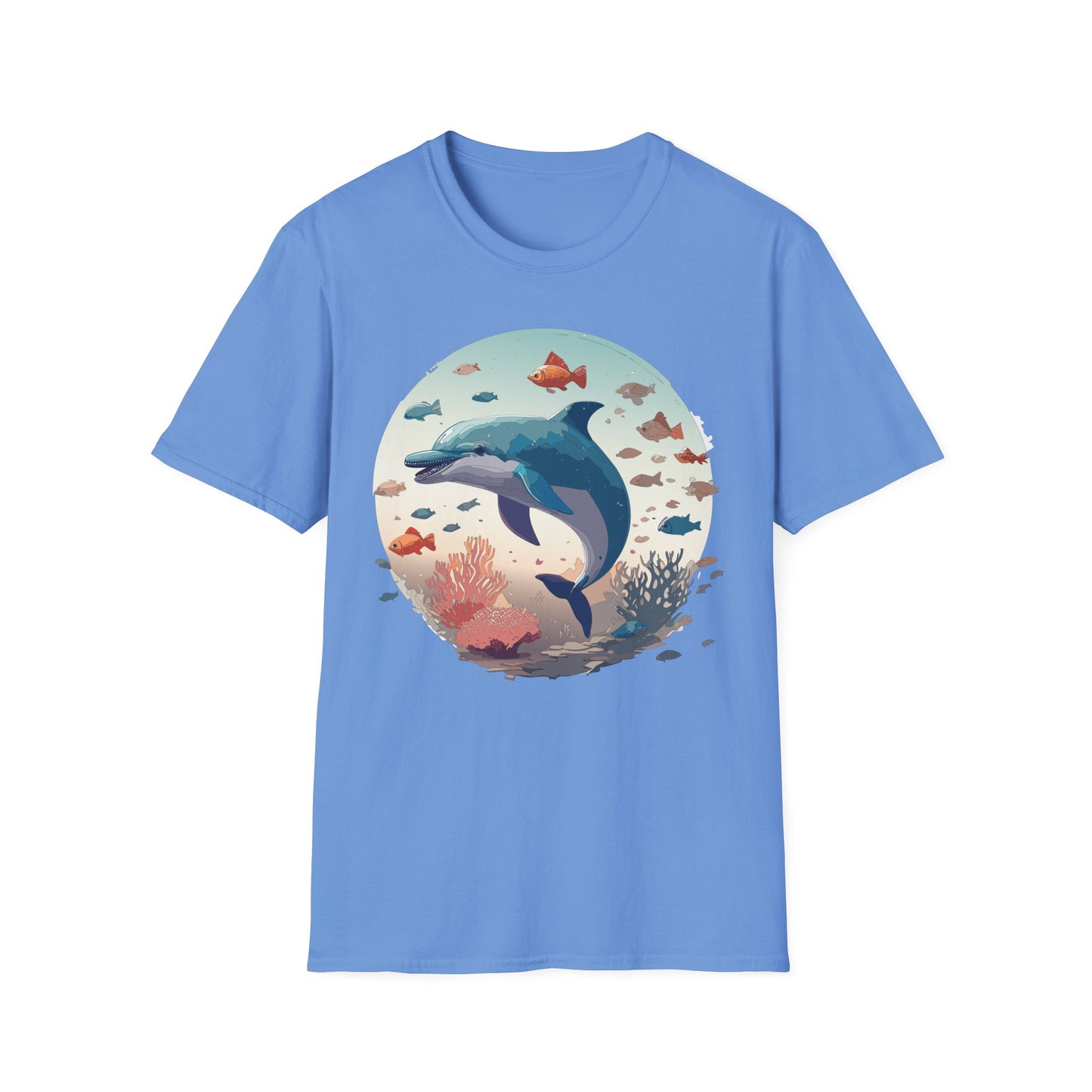 Dolphin Shirts, Shirt with Dolphin, Fish Tee Shirt, Animal Shirt