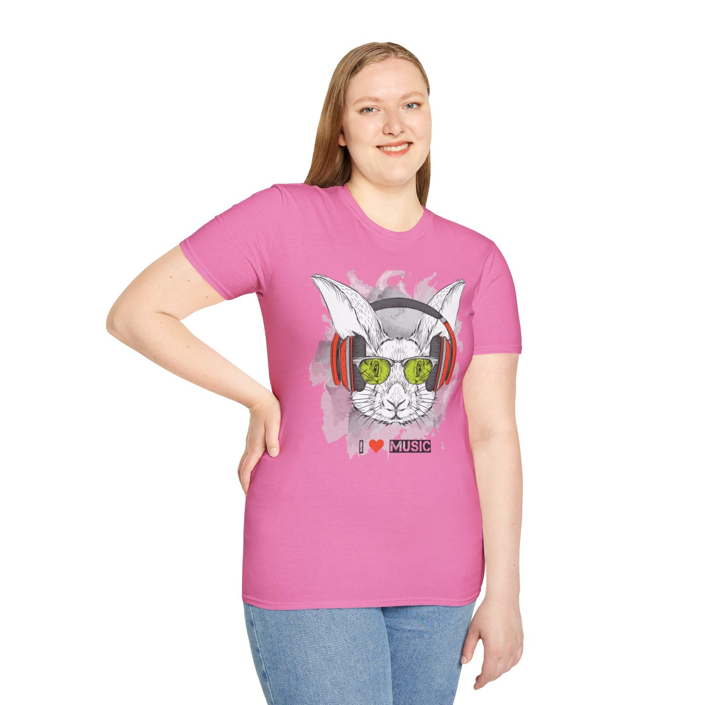 I love Music Animals Shirts, Shirt with Animals, Animals with Headphones Shirt