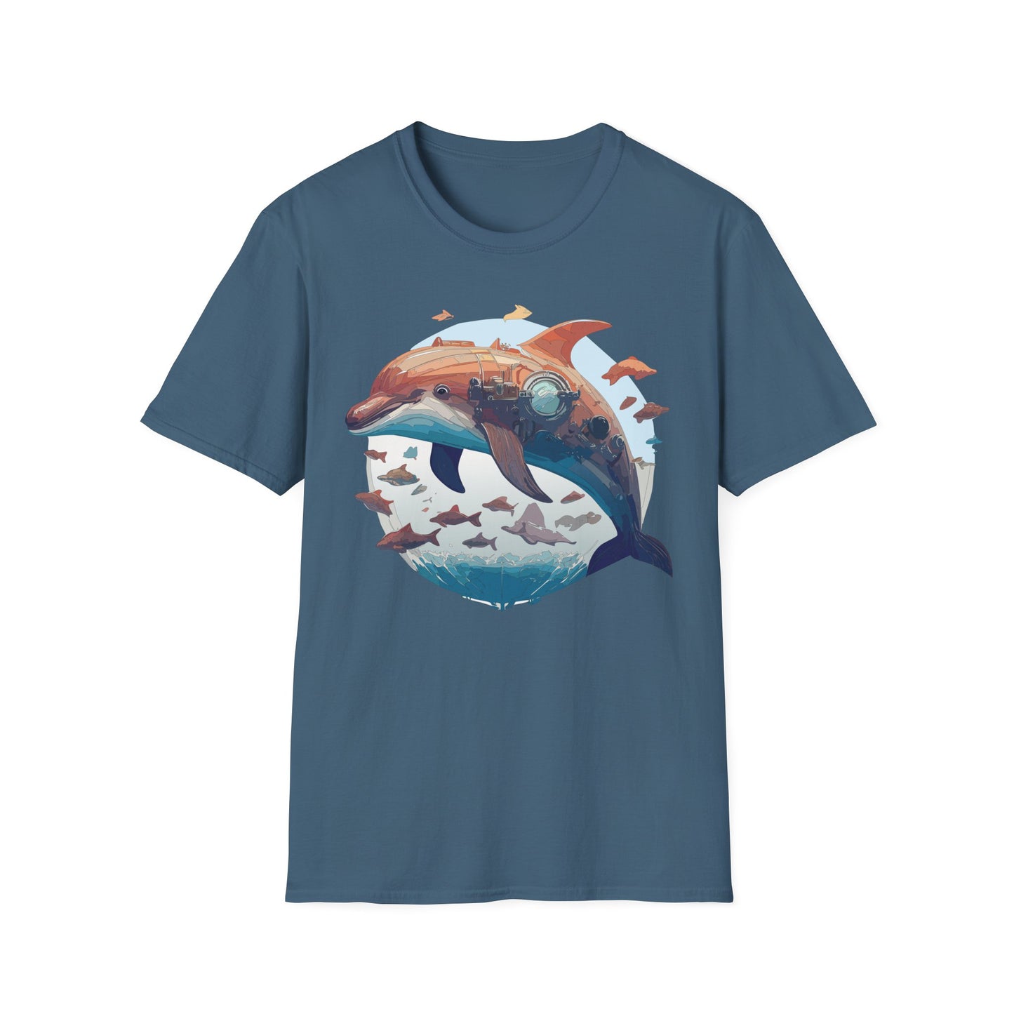 Dolphin Shirts, Shirt with Dolphin, Fish Tee Shirt, Animal Shirt