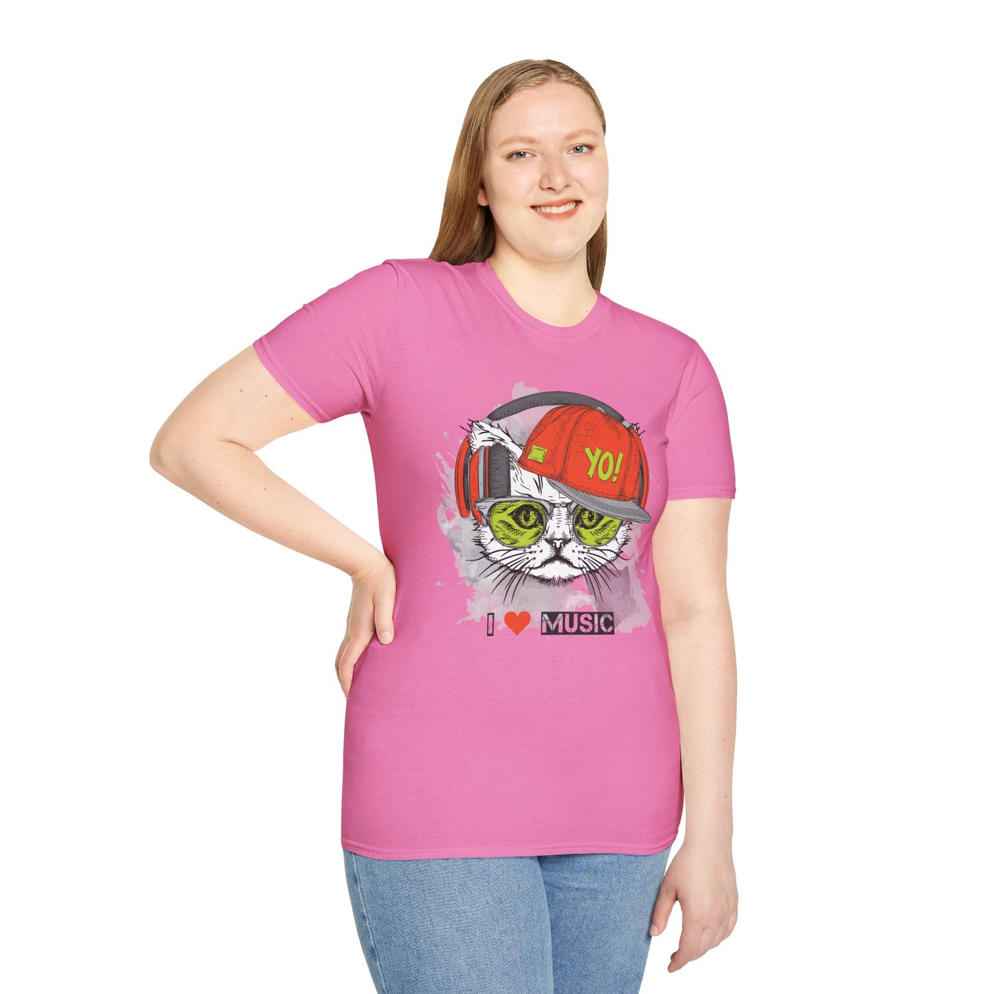 I love Music Animals Shirts, Shirt with Animals, Animals with Headphones Shirt
