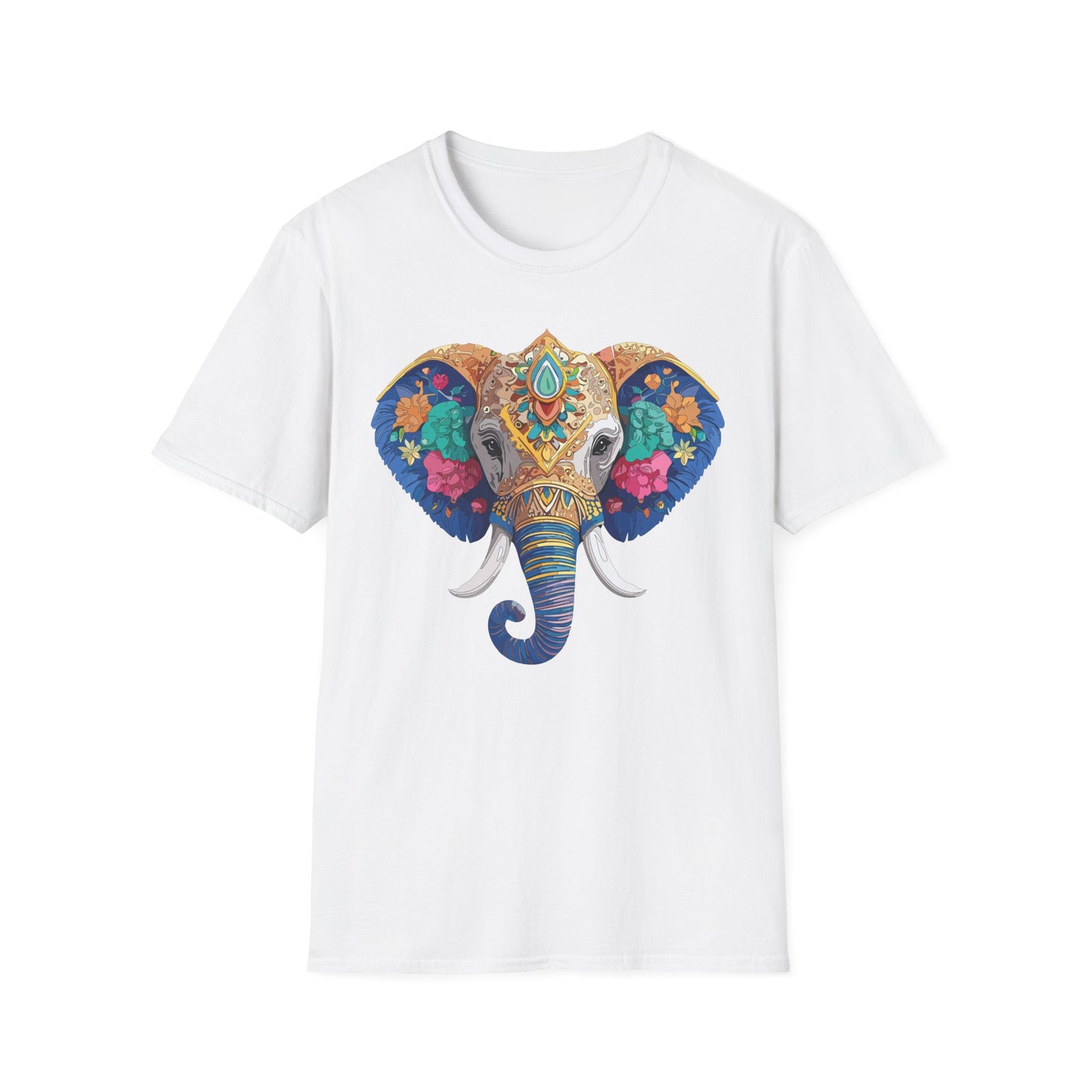 Elephant Shirt, T Shirt with Elephant, Elephant on T Shirt, T Shirt with Animation, Animals Tee Shirt