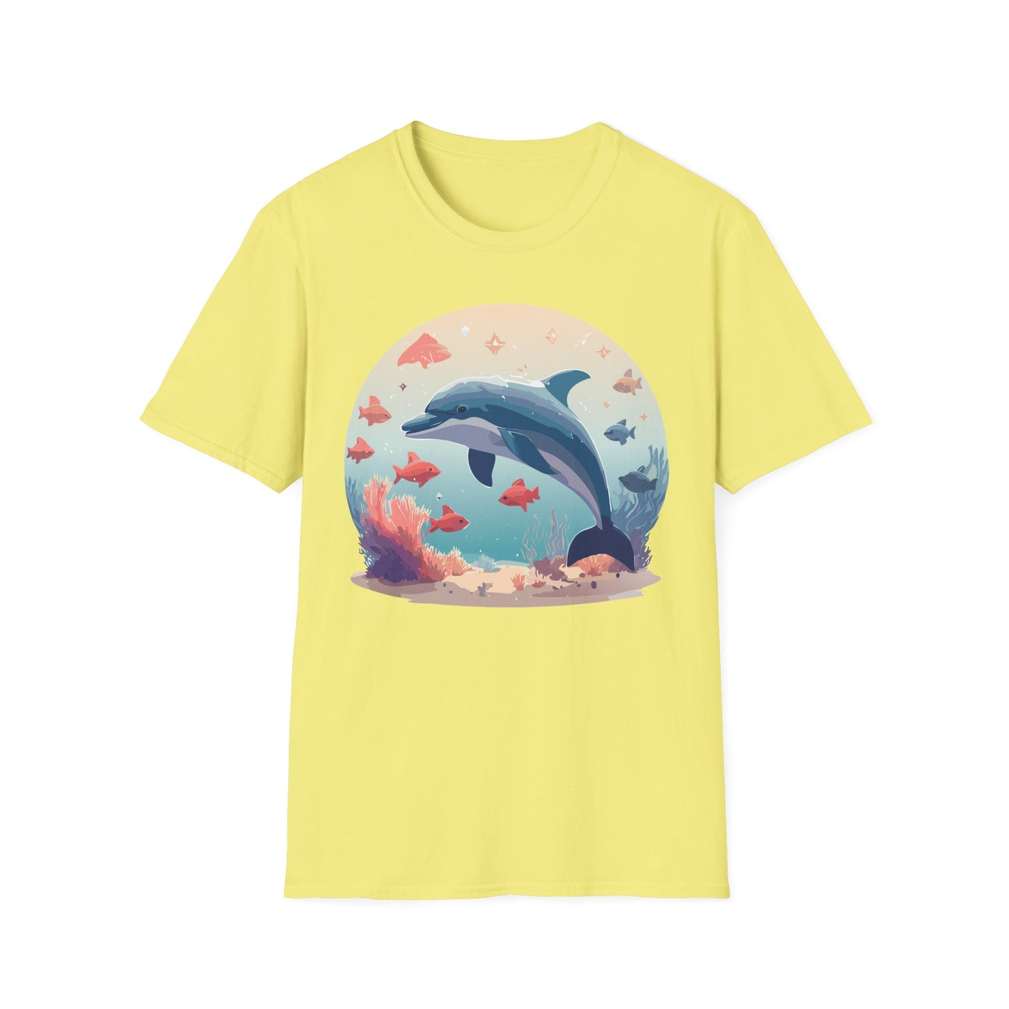 Dolphin Shirts, Shirt with Dolphin, Fish Tee Shirt, Animal Shirt