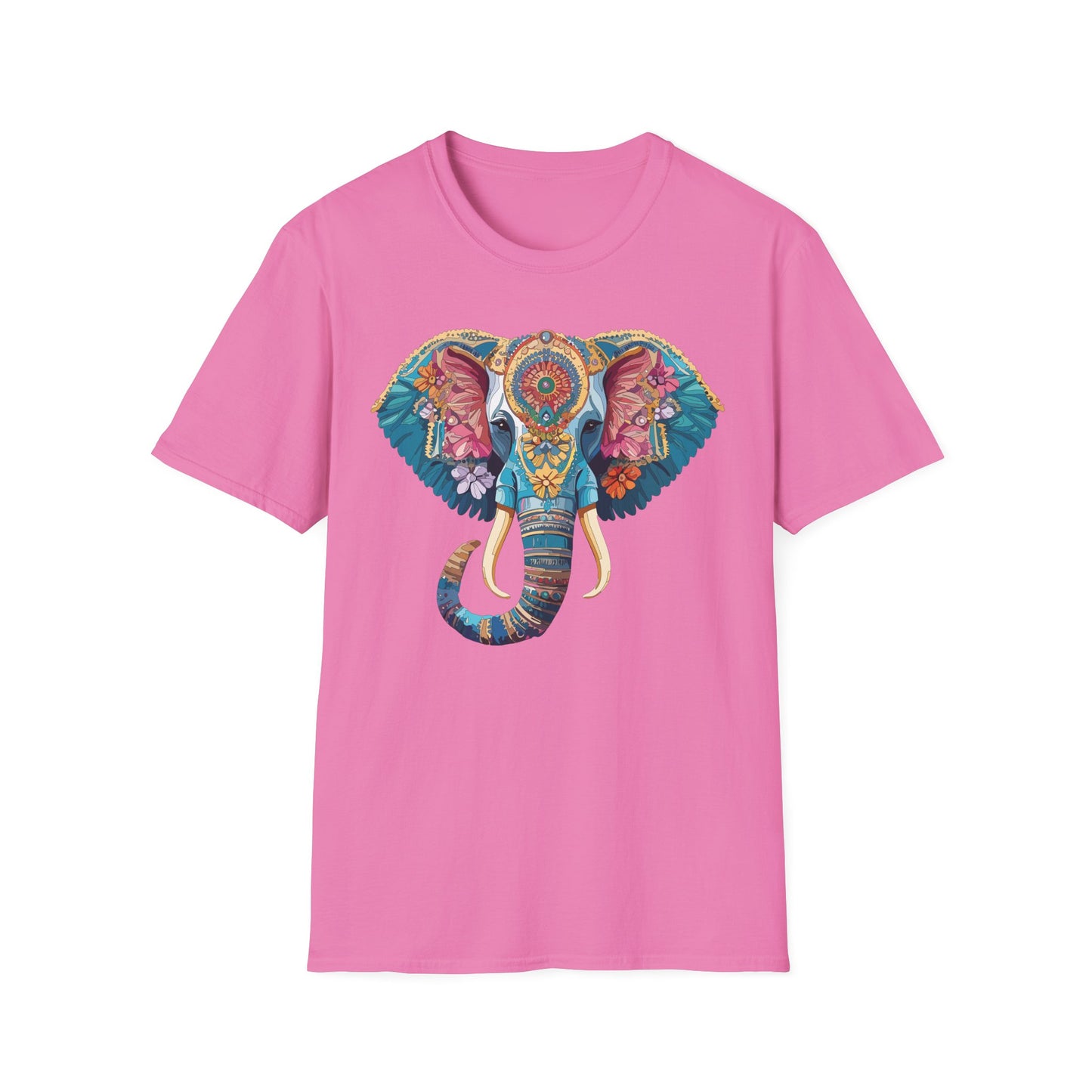 Elephant Shirt, T Shirt with Elephant, Elephant on T Shirt, T Shirt with Animation, Animals Tee Shirt