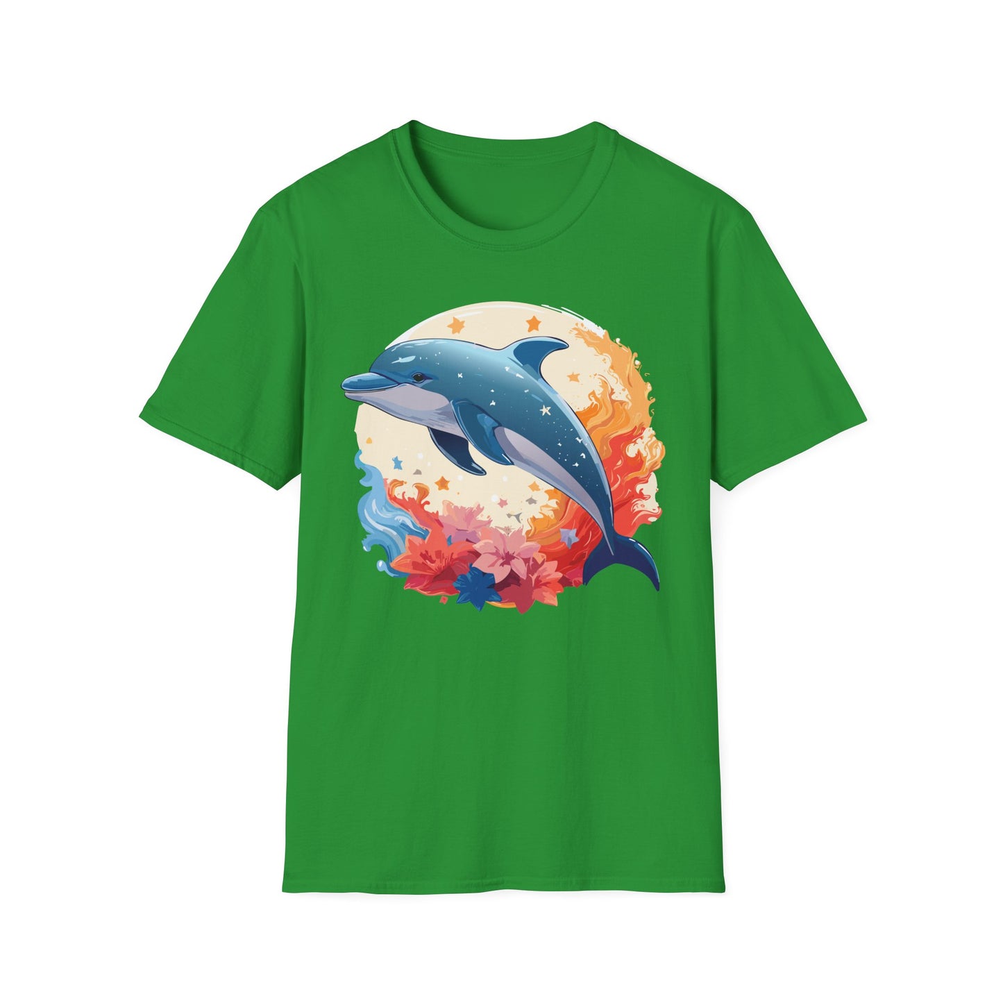 Dolphin Shirts, Shirt with Dolphin, Fish Tee Shirt, Animal Shirt