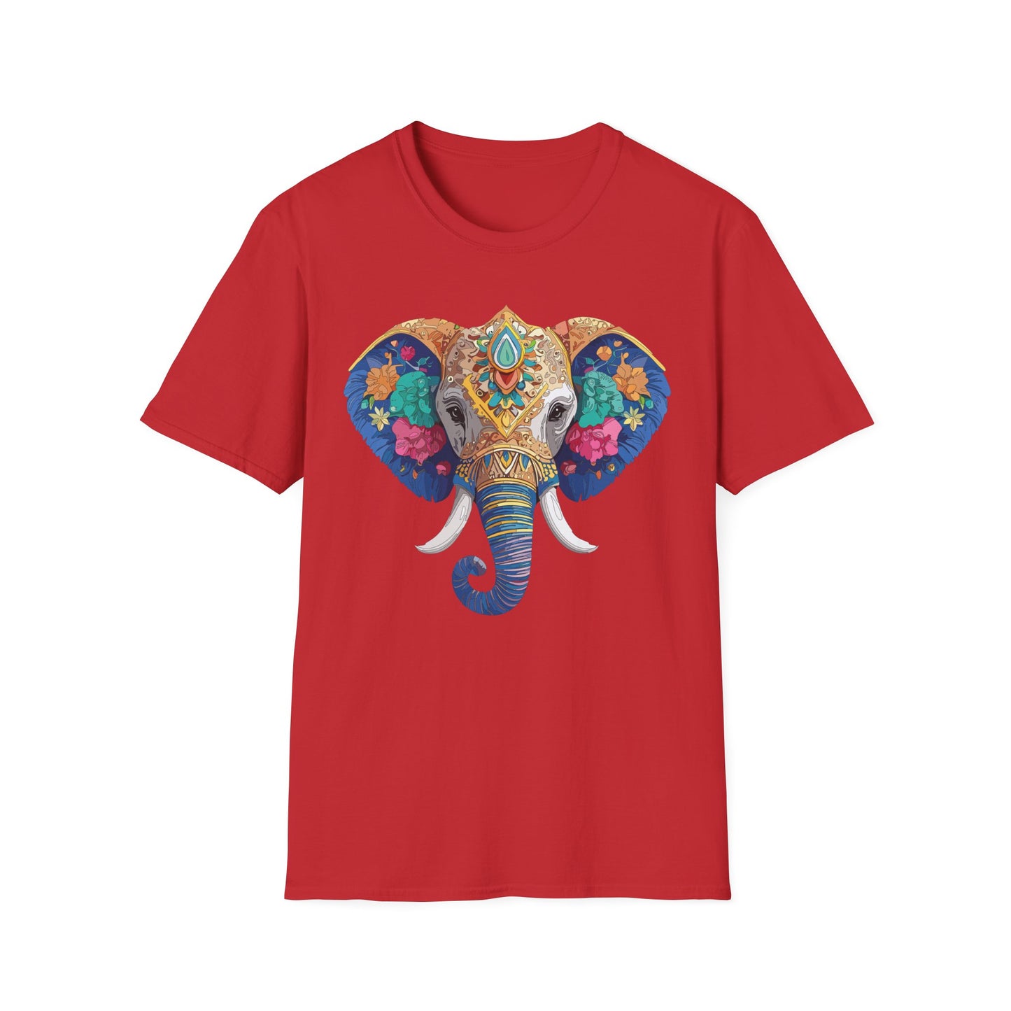 Elephant Shirt, T Shirt with Elephant, Elephant on T Shirt, T Shirt with Animation, Animals Tee Shirt