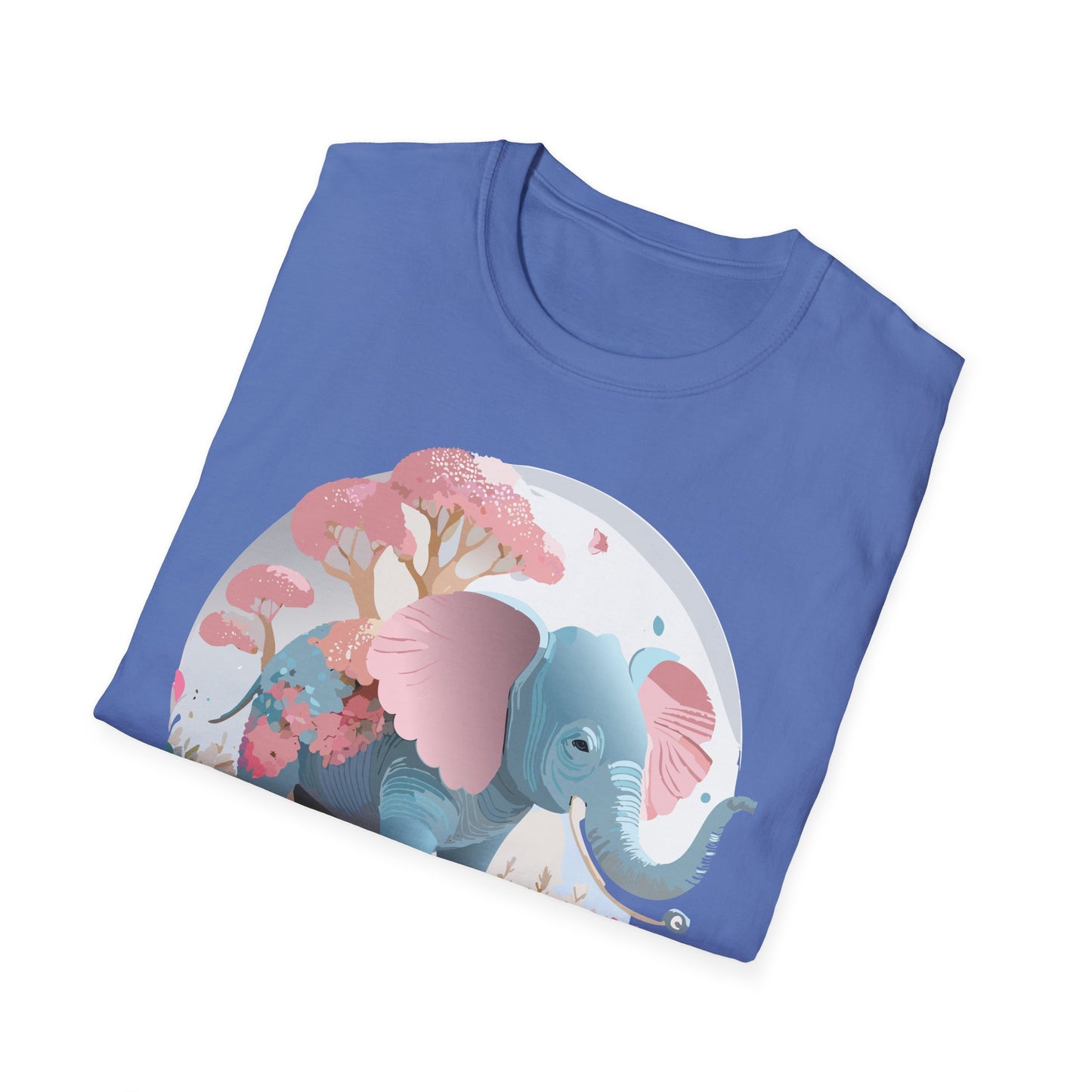 Elephant Shirt, T Shirt with Elephant, Elephant on T Shirt, T Shirt with Animation, Animals Tee Shirt